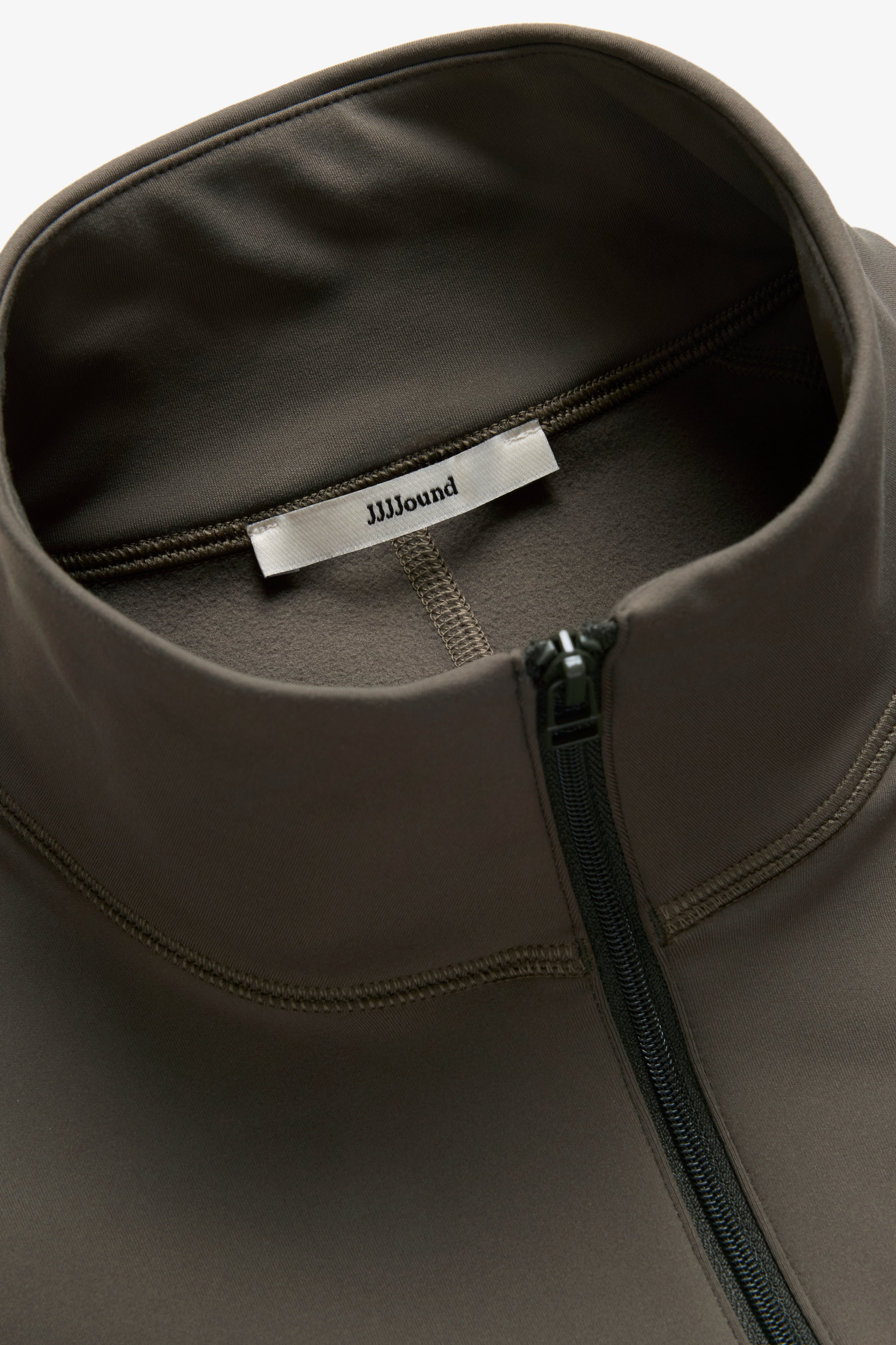 Quarter Zip Base Layer - Olive/Grey – JJJJound