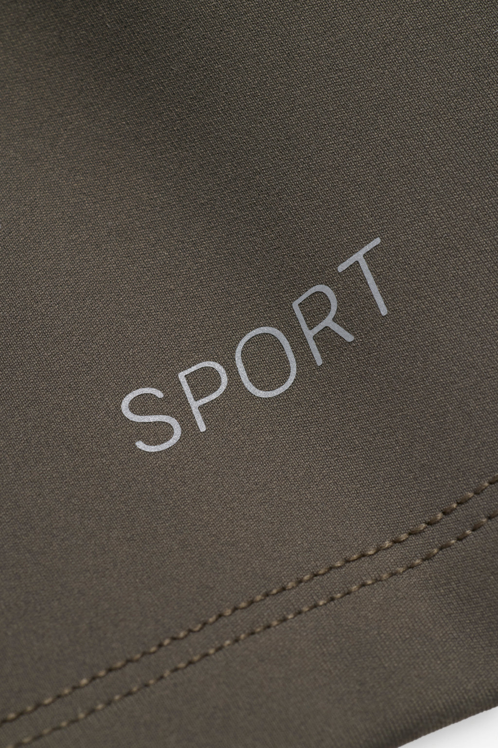 Quarter Zip Base Layer - Olive/Grey