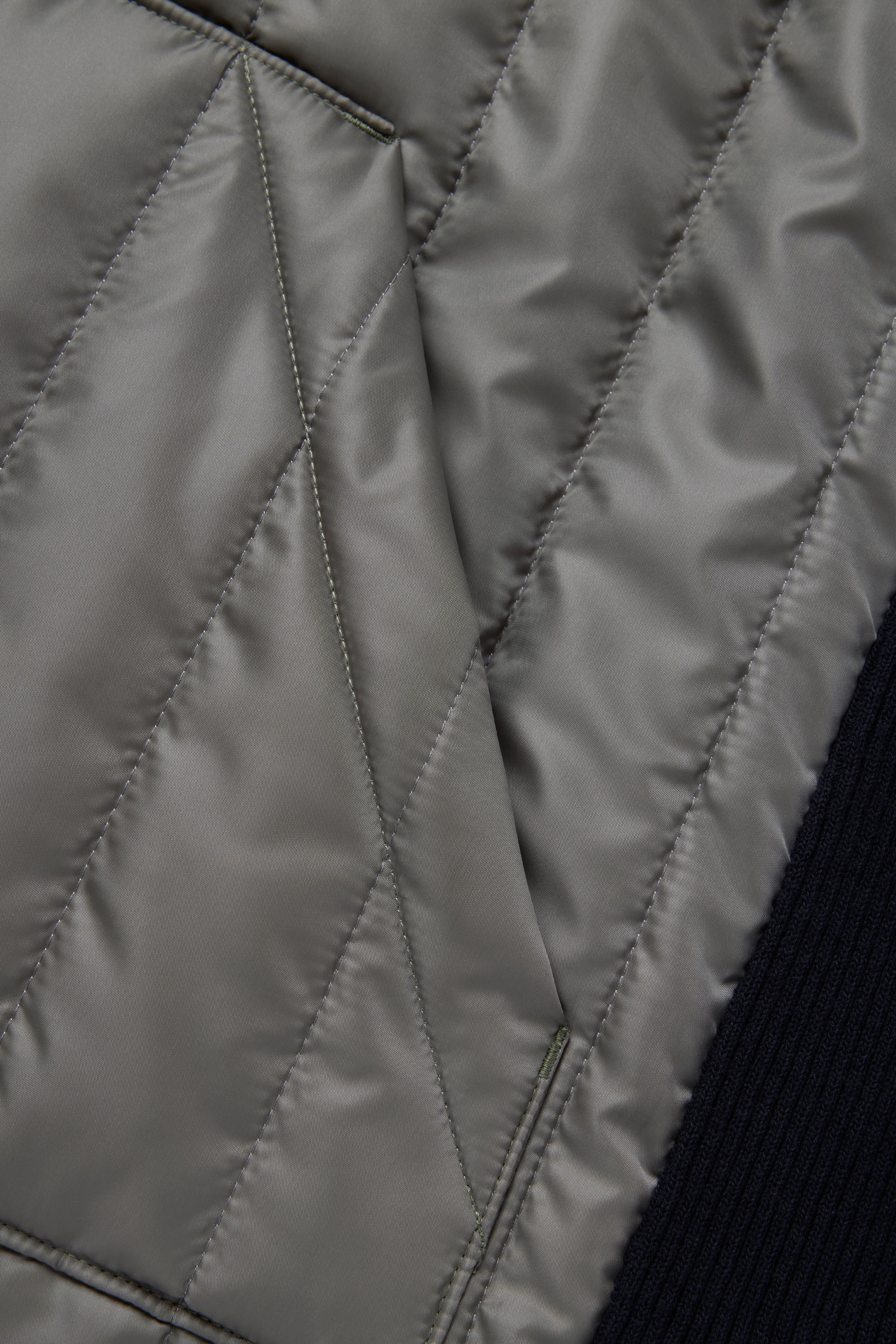 jjj Quilted Jacket - Dark Olive – JJJJound