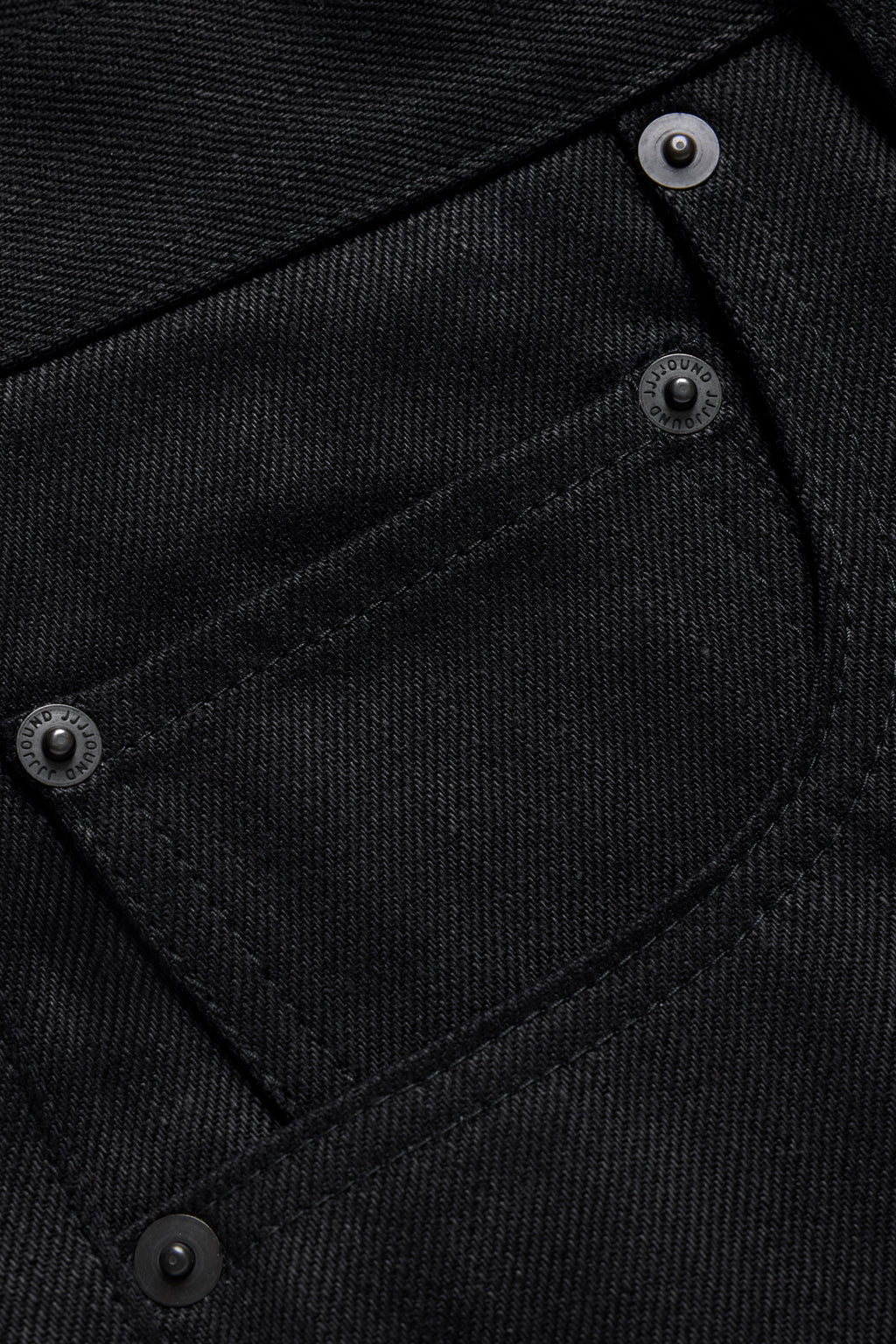 Straight Selvedge Denim Jeans - Black