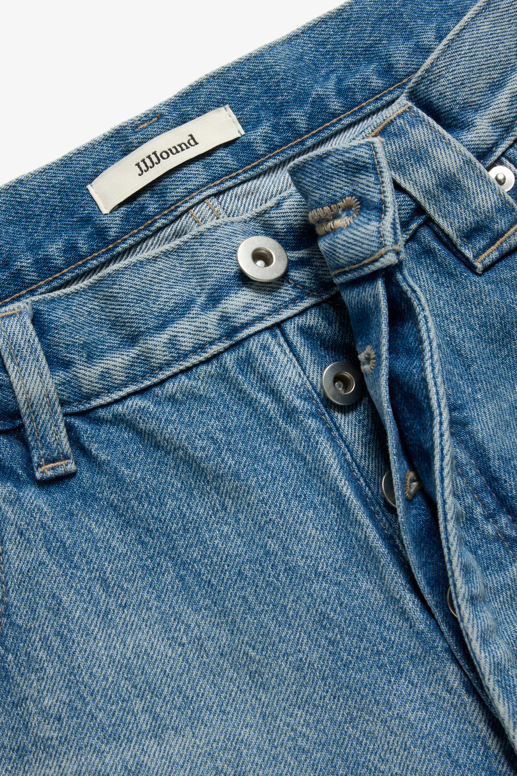 Relaxed Selvedge Denim Jeans - Blue Stonewashed