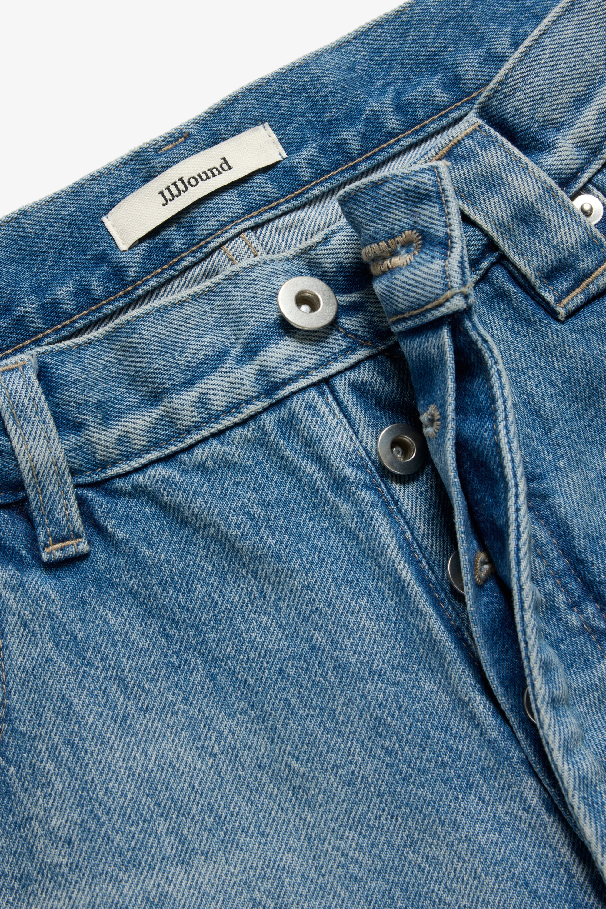 Relaxed Selvedge Denim Jeans - Blue Stonewashed