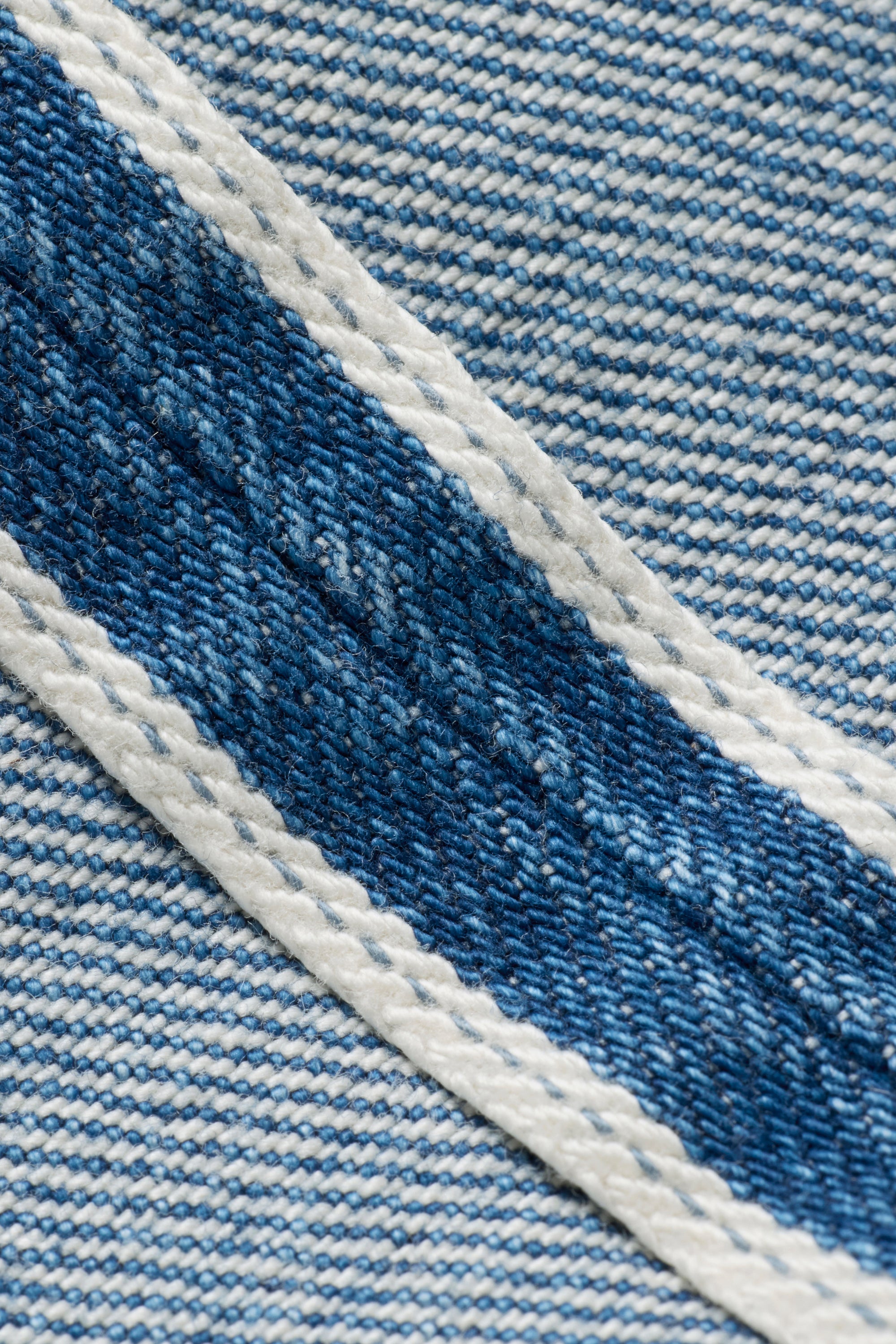 Relaxed Selvedge Denim Jeans - Blue Stonewashed
