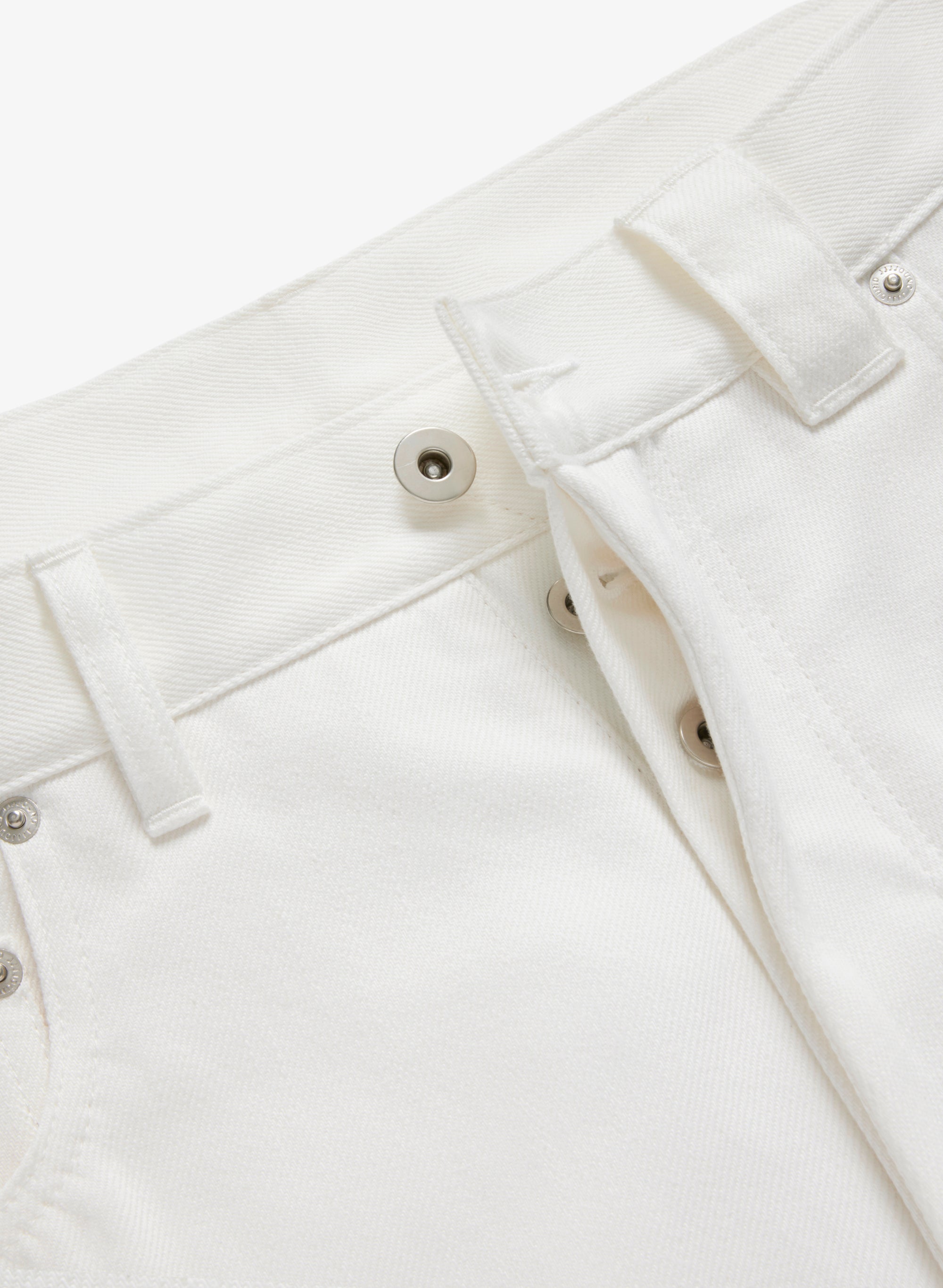 Relaxed Selvedge Denim Jeans - White