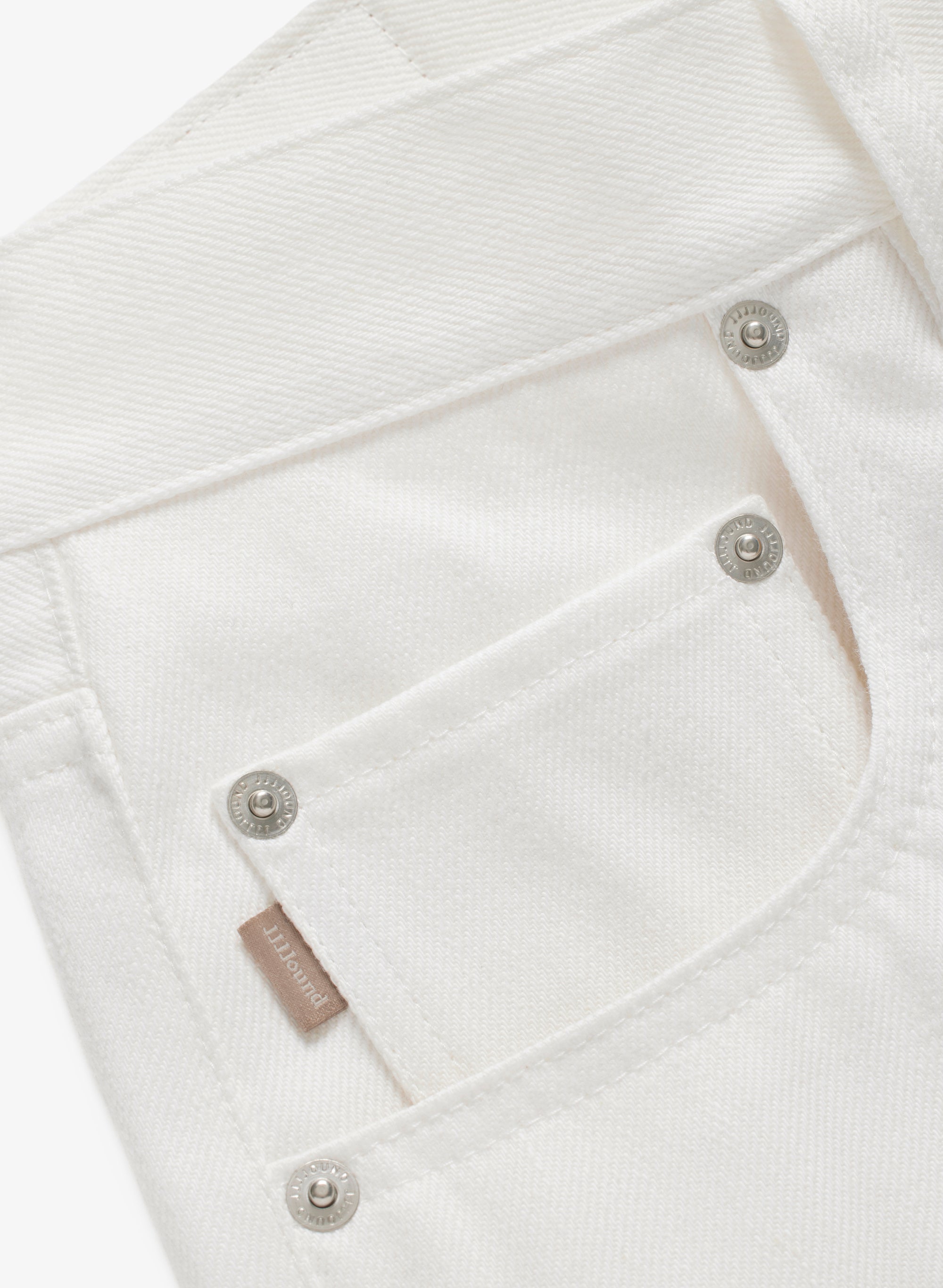 Relaxed Selvedge Denim Jeans - White