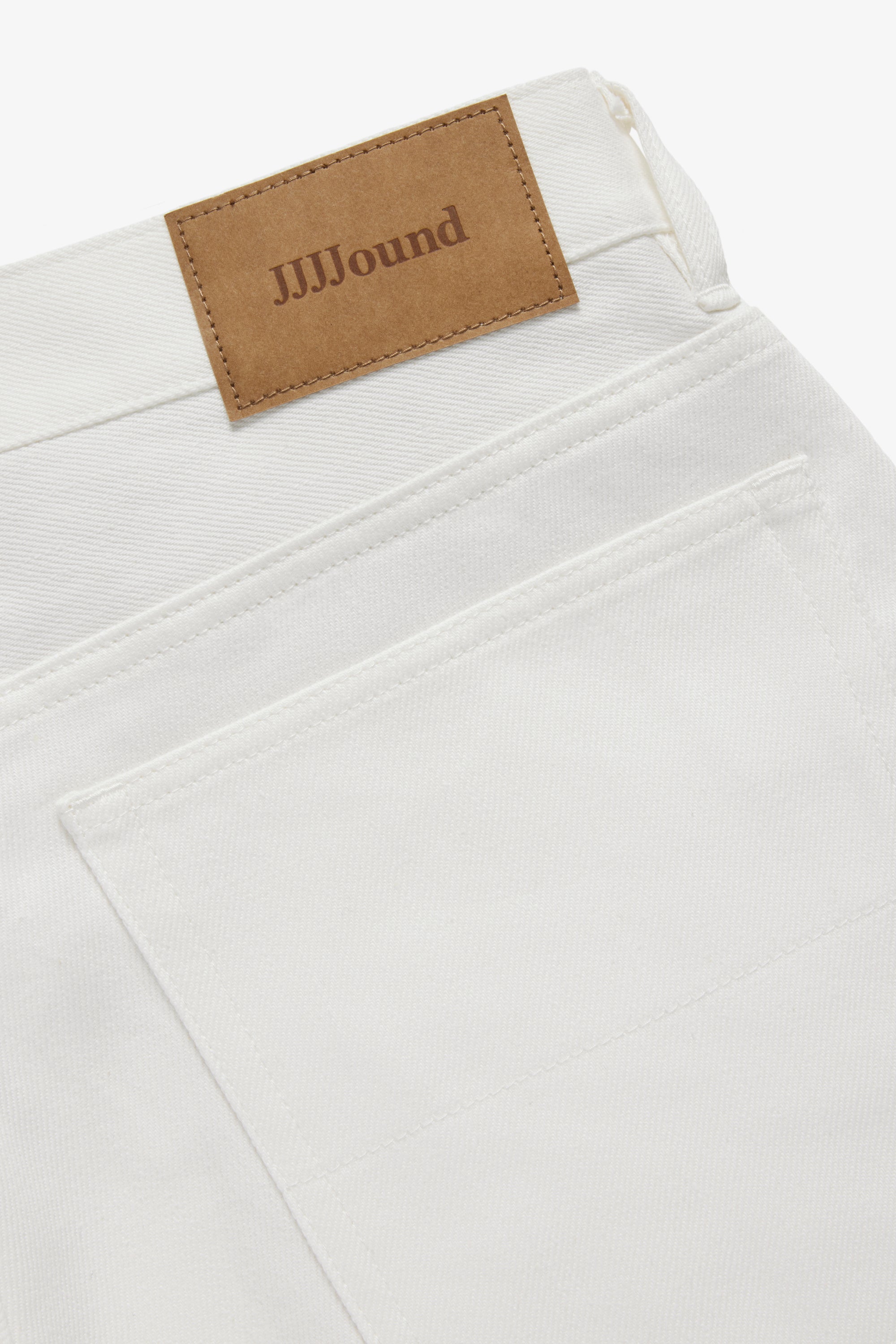 Straight Selvedge Denim Jeans - White