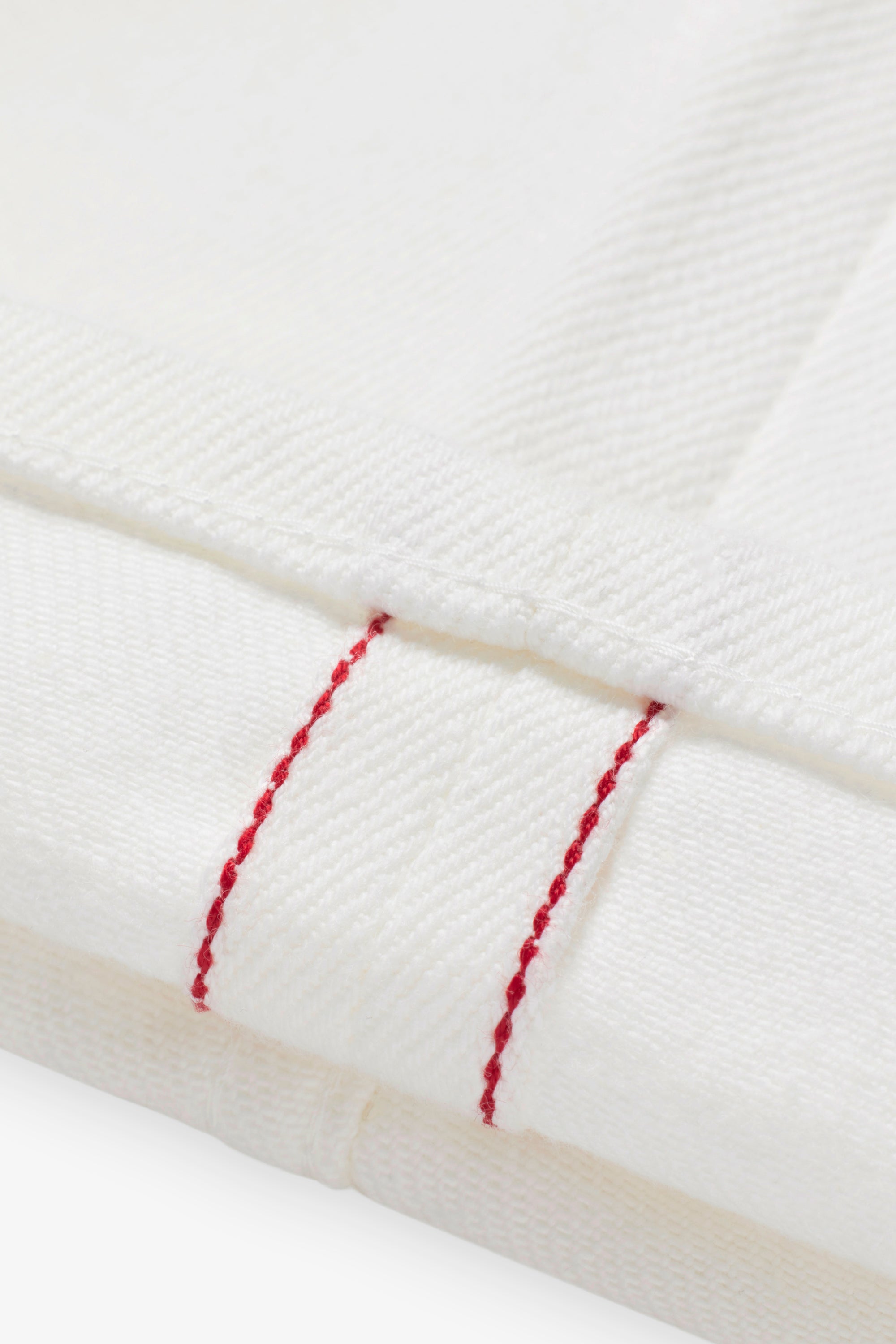 Straight Selvedge Denim Jeans - White