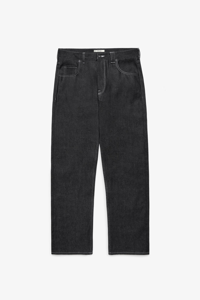 Relaxed Jeans Selvedge Denim - Black/White