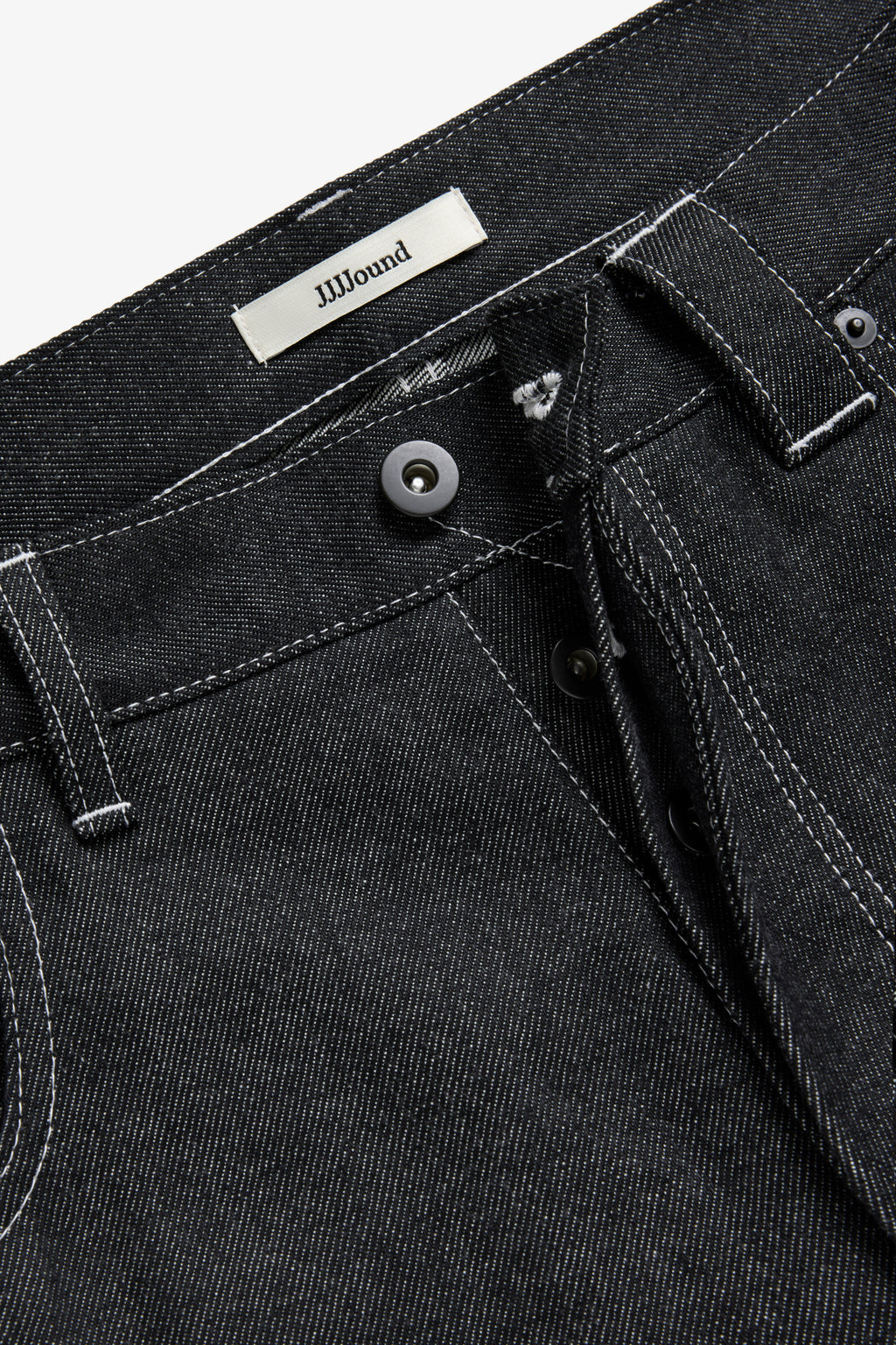 Relaxed Jeans Selvedge Denim - Black/White