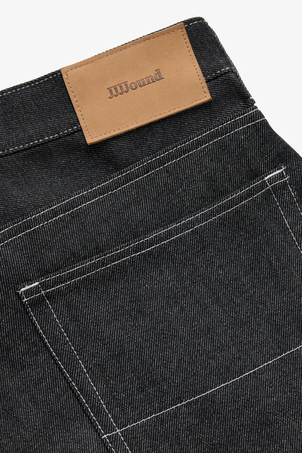 Relaxed Jeans Selvedge Denim - Black/White