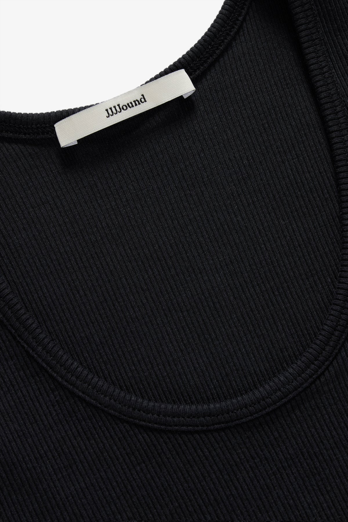 Ribbed Tank Top - Black