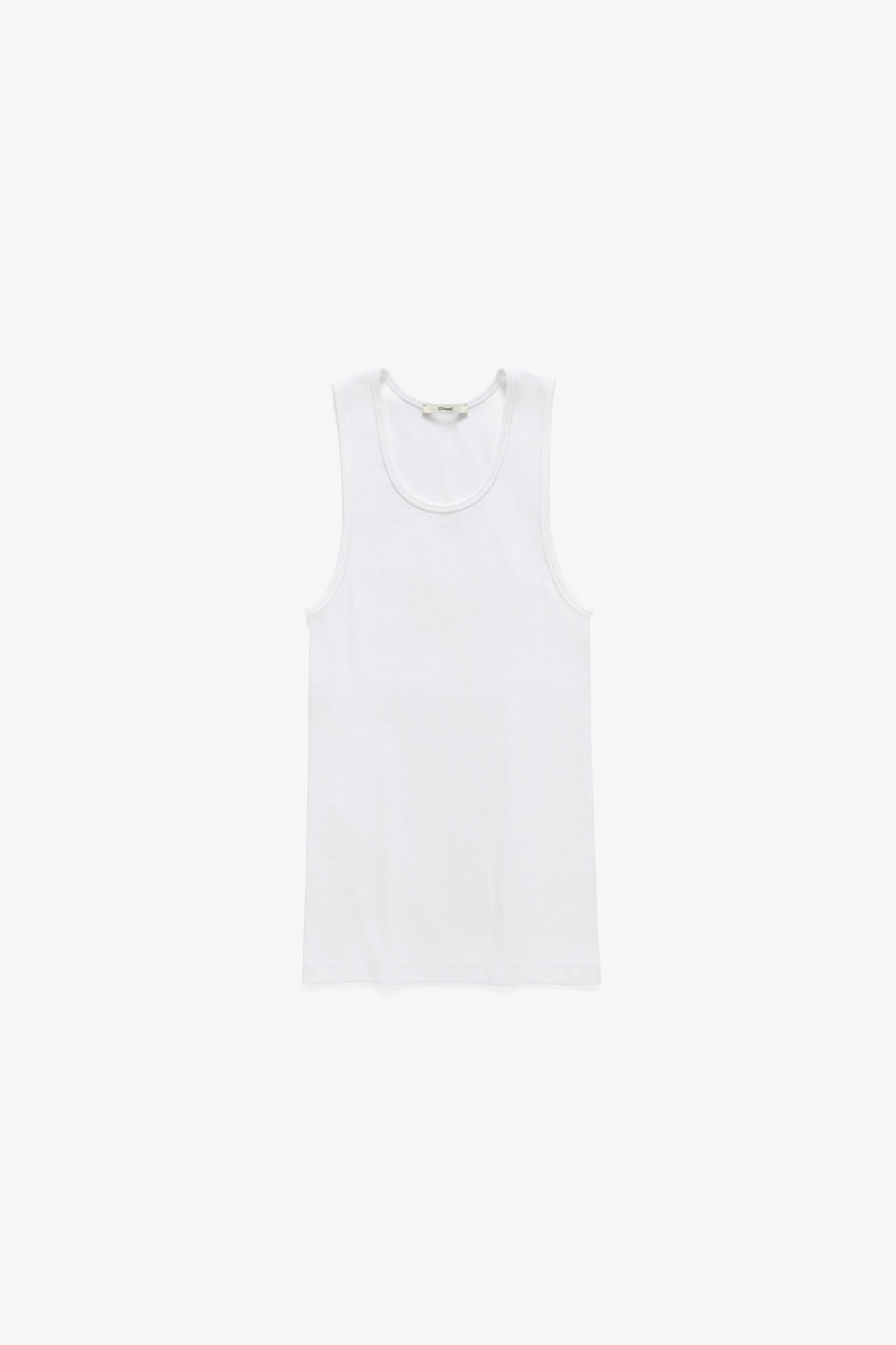 Ribbed Tank Top - White