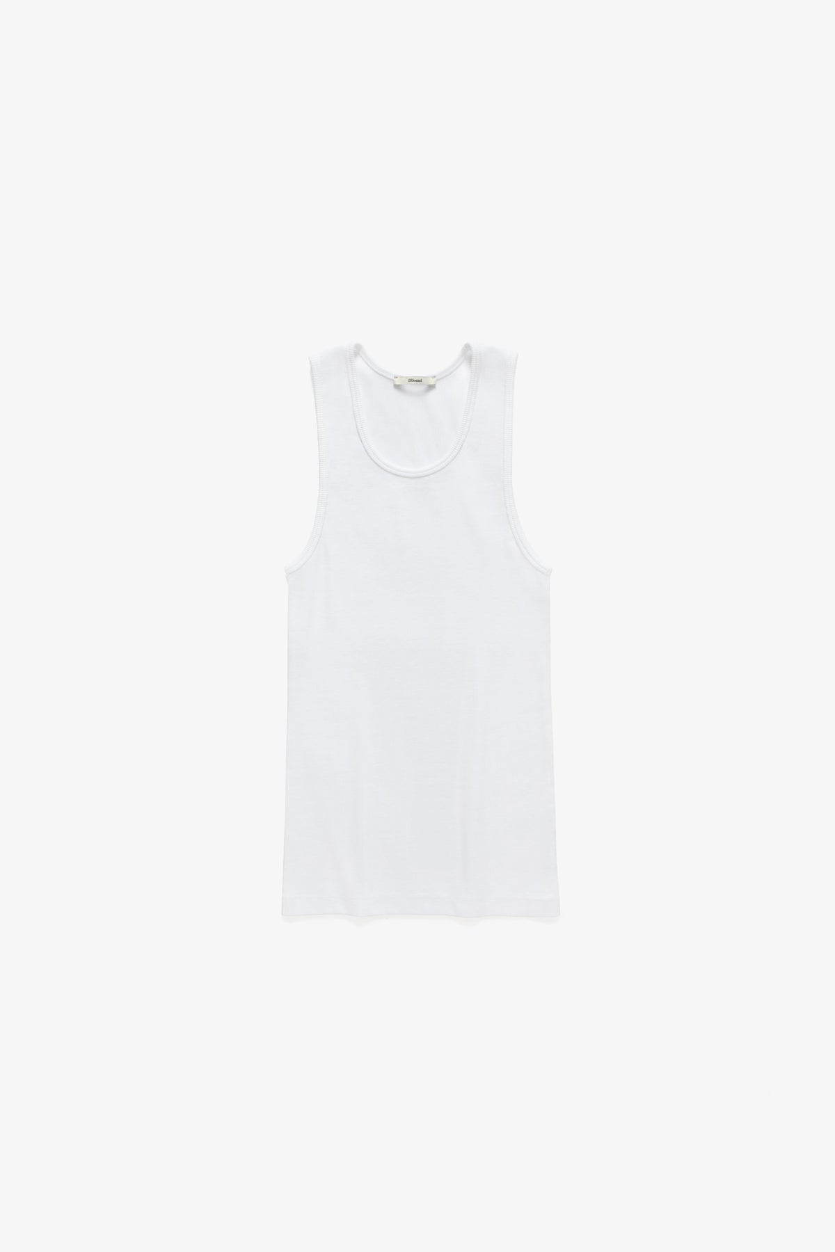 Ribbed Tank Top - White