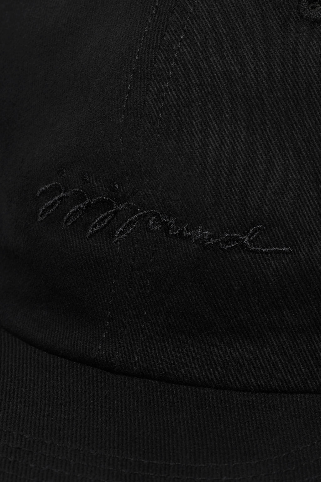 Scripted Logo Vintage Cap - Black