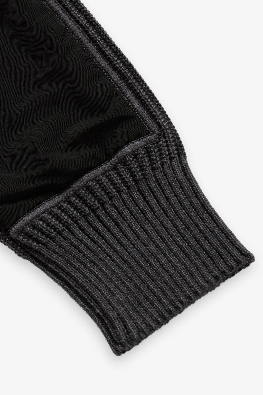 S.N.S JJJJound Crewneck with Forearm Panels - Charcoal