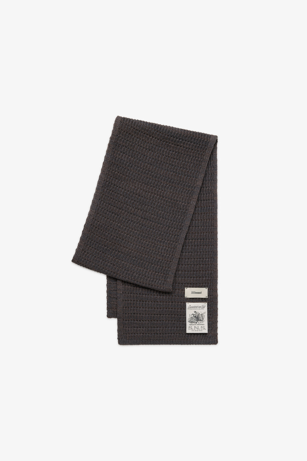 S.N.S. JJJJound Knit Scarf - Charcoal