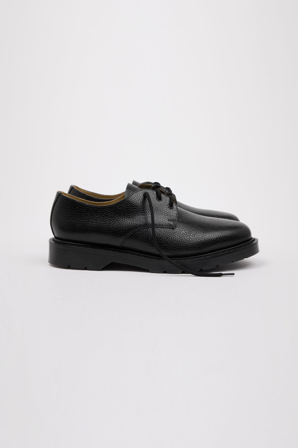 JJJJound Solovair 3 Eye Gibson - Black Pebble