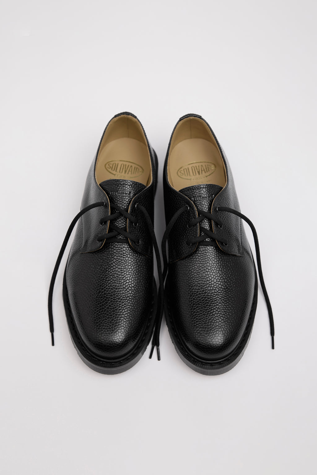 JJJJound Solovair 3 Eye Gibson - Black Pebble
