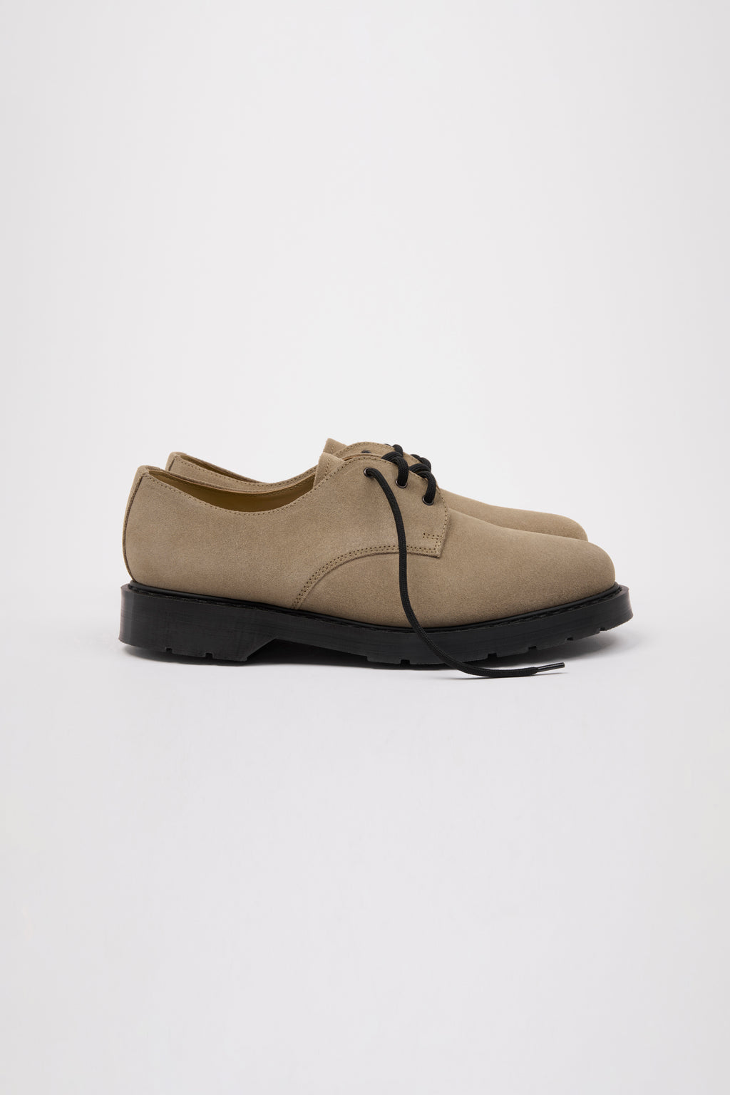 JJJJound Solovair 3 Eye Gibson - Natural Suede