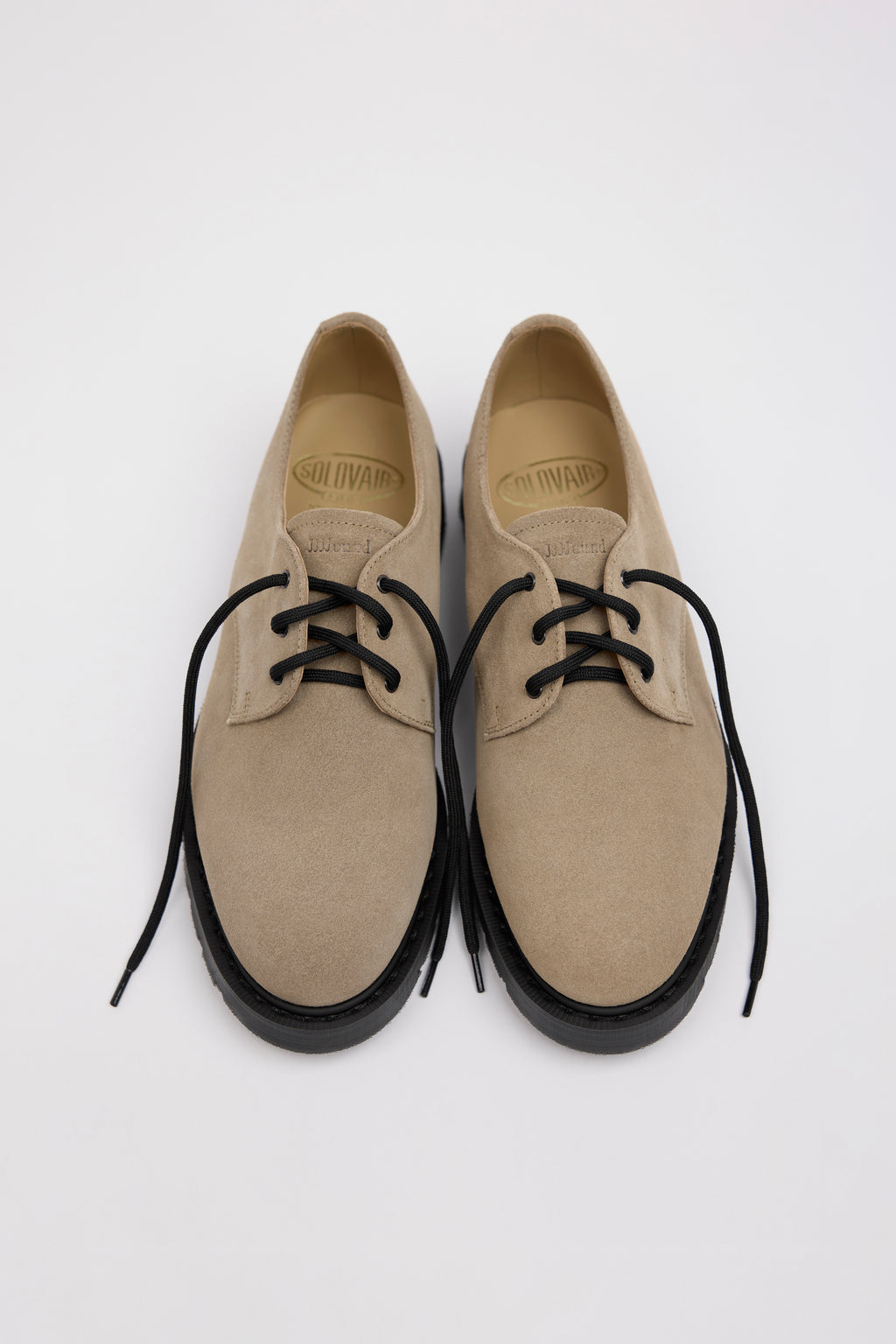 JJJJound Solovair 3 Eye Gibson - Natural Suede