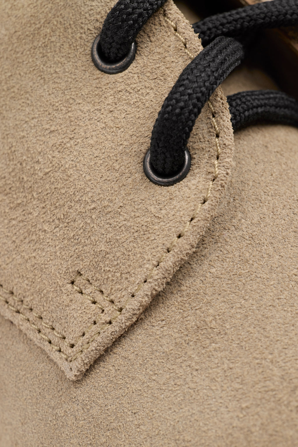 JJJJound Solovair 3 Eye Gibson - Natural Suede