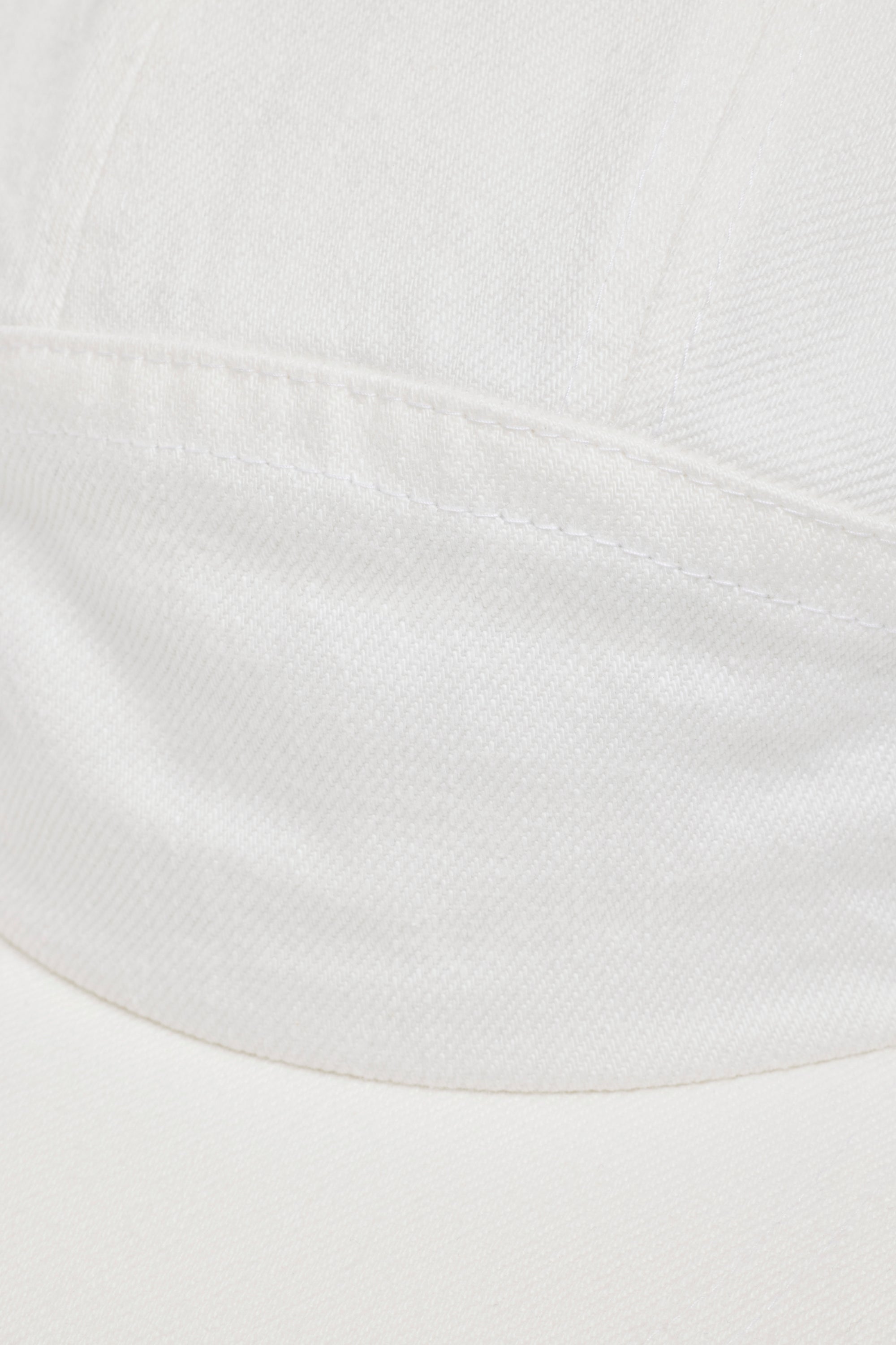 Selvedge Denim Victory Cap - White