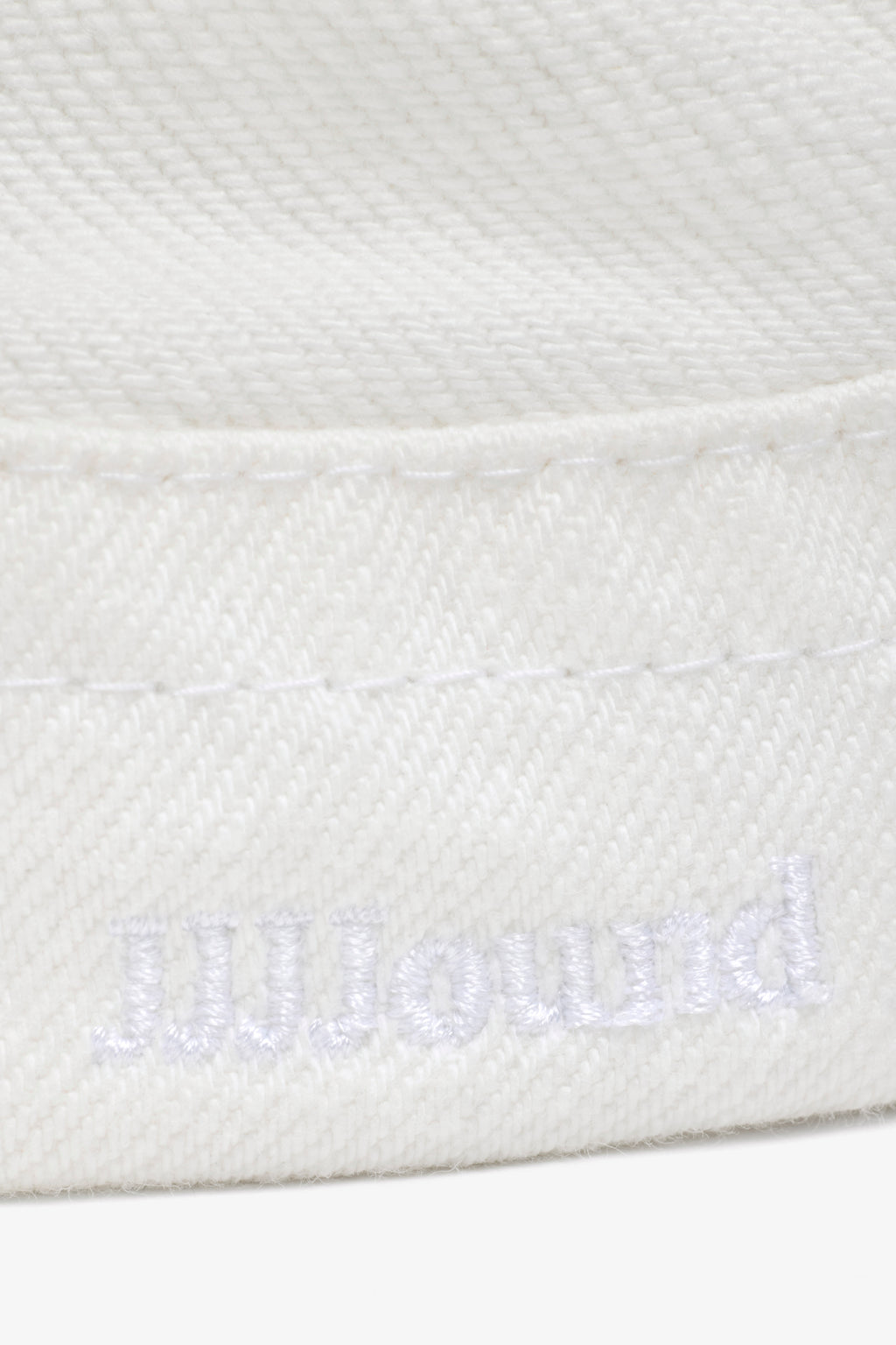 Selvedge Denim Victory Cap - White