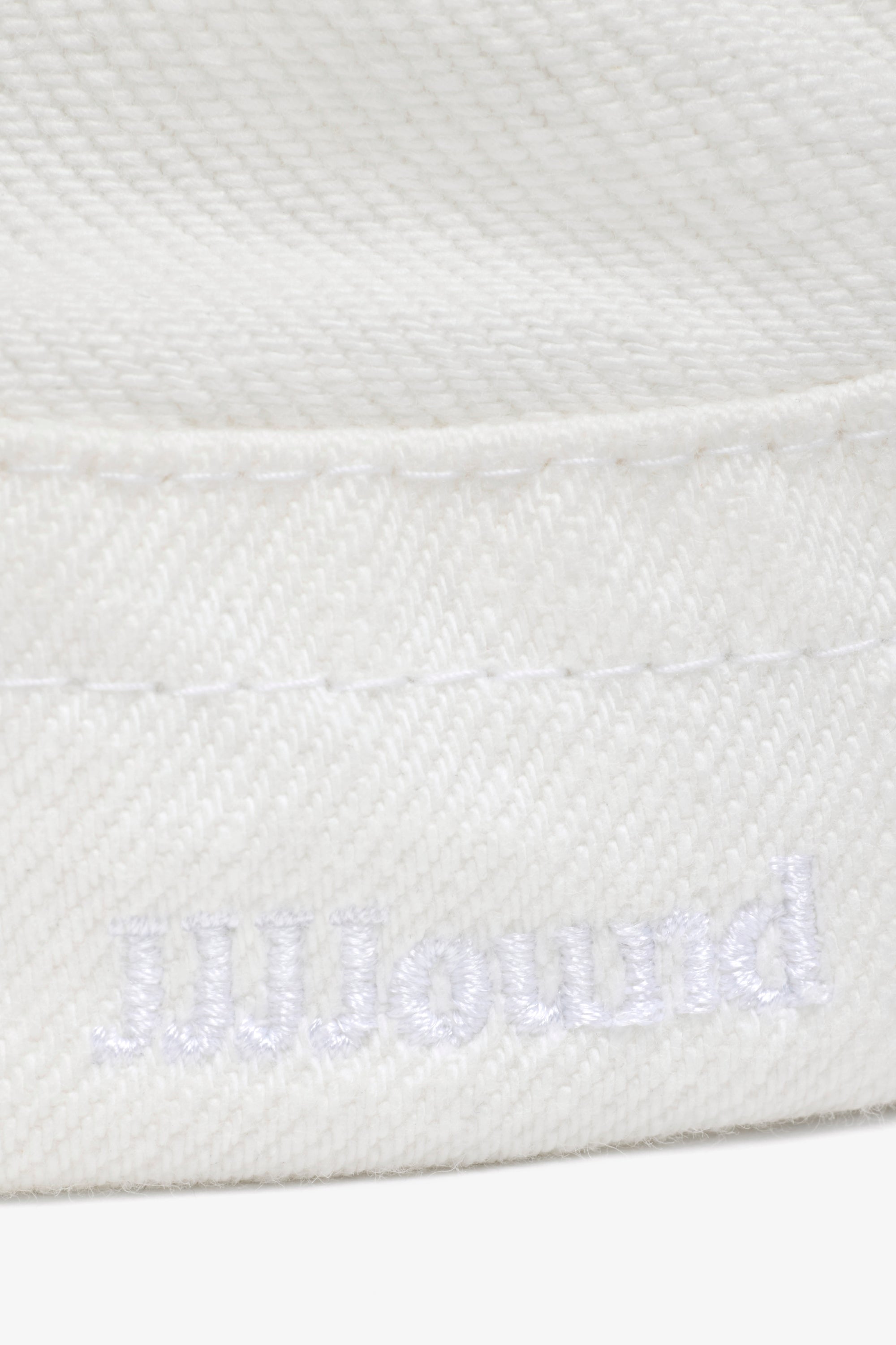 Selvedge Denim Victory Cap - White