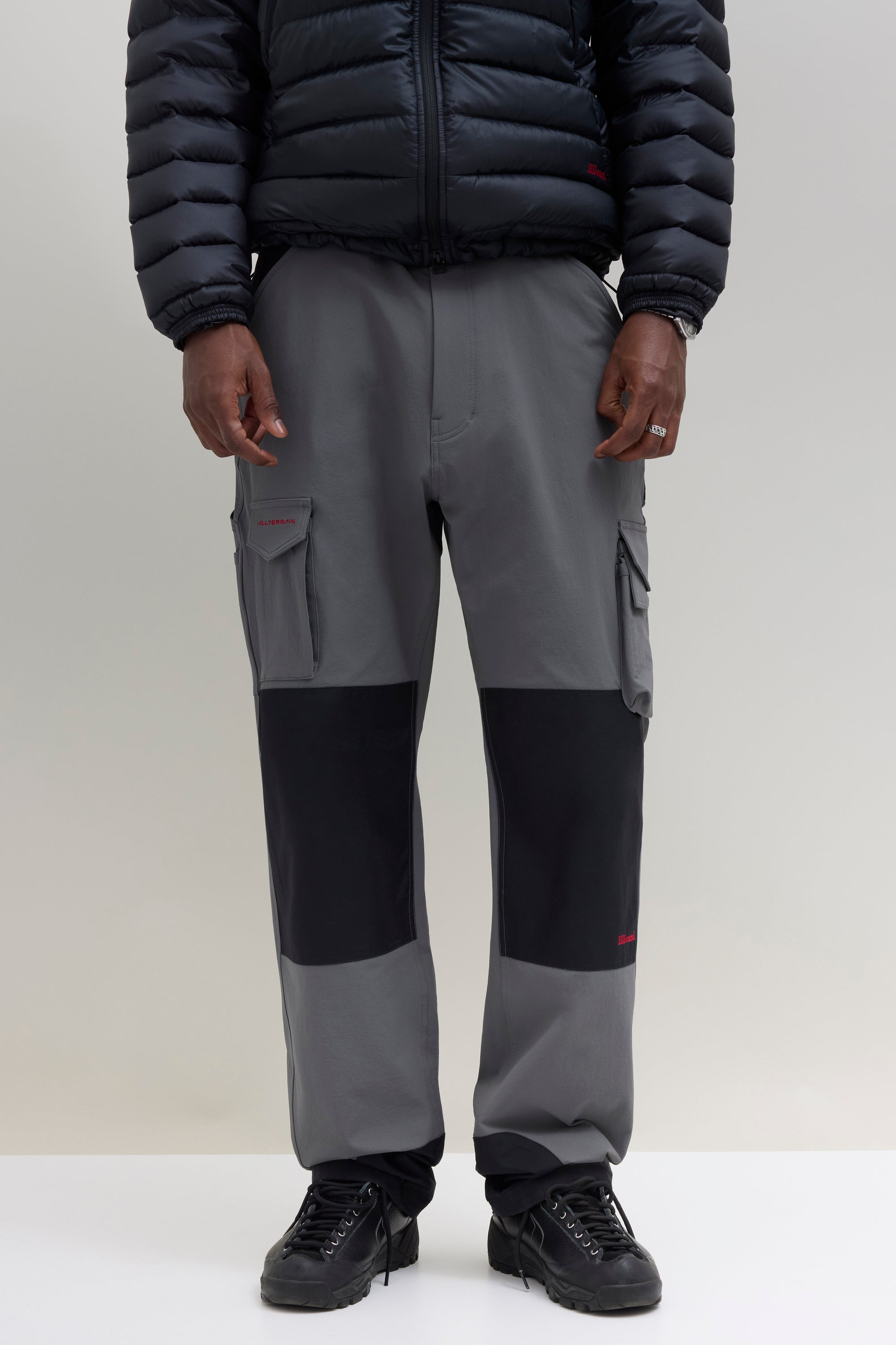 JJJJound Descente Work Pants - Charcoal/Black