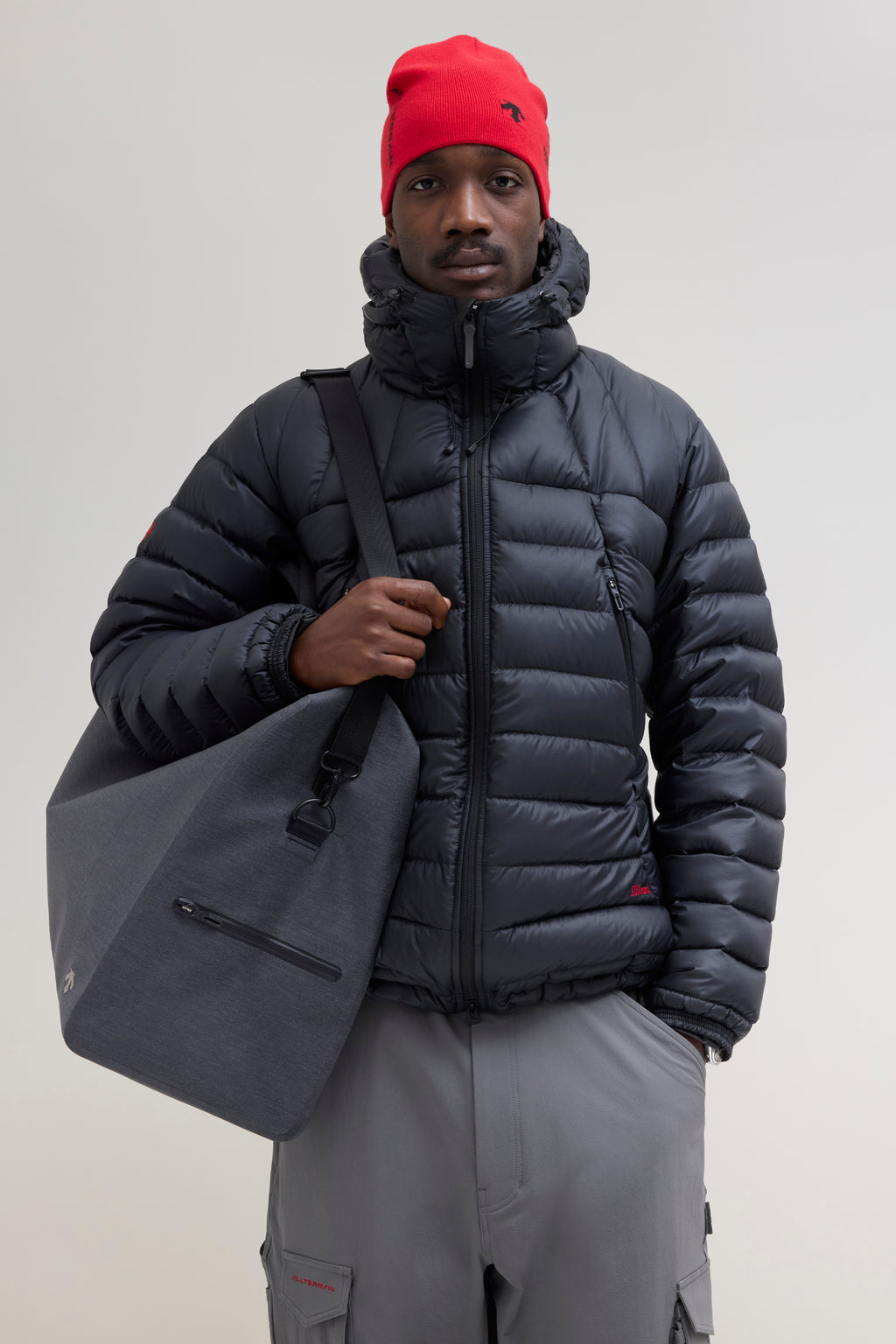 JJJJound Descente Duffle Bag - Charcoal