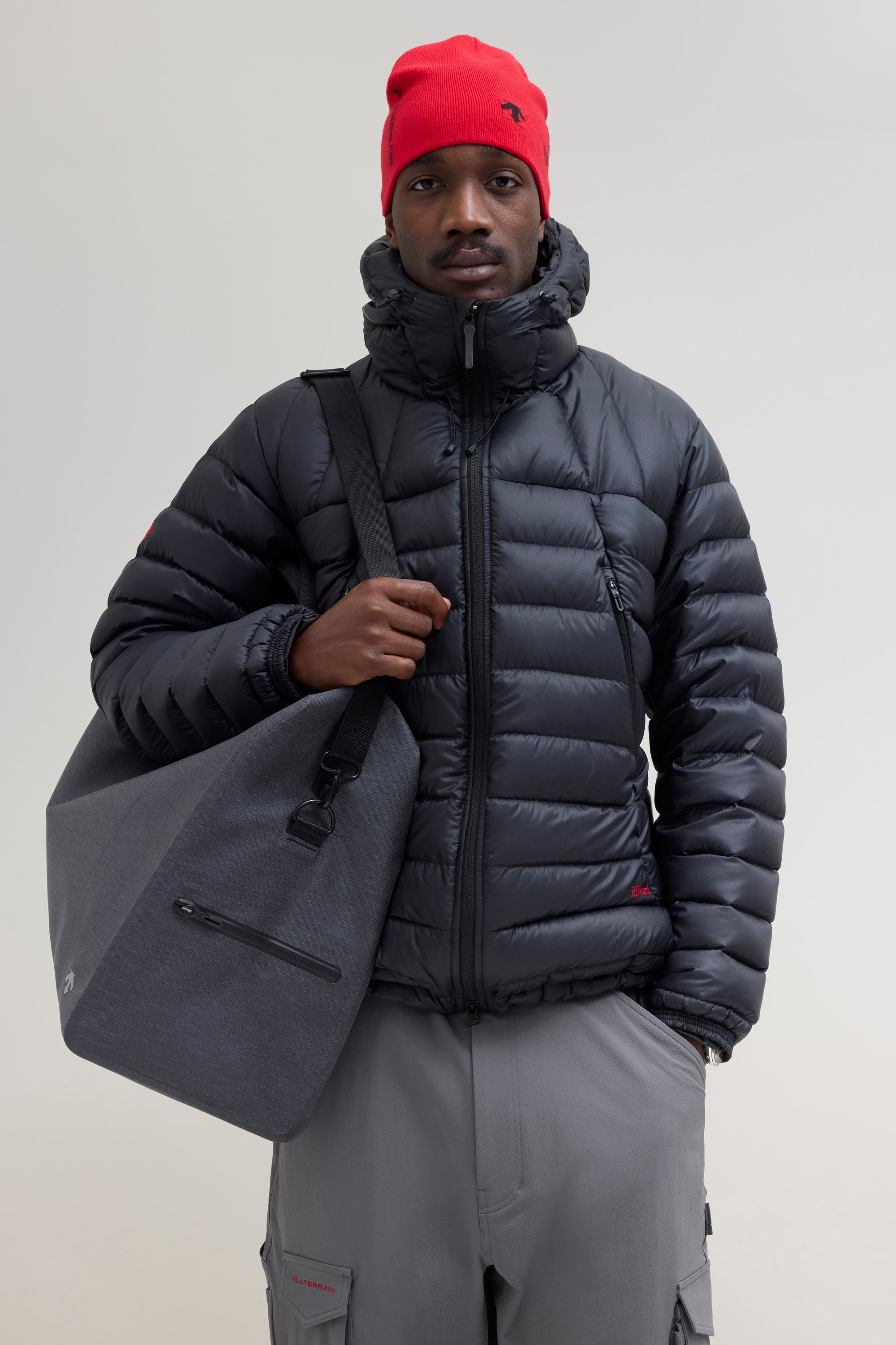 JJJJound Descente Duffle Bag - Charcoal