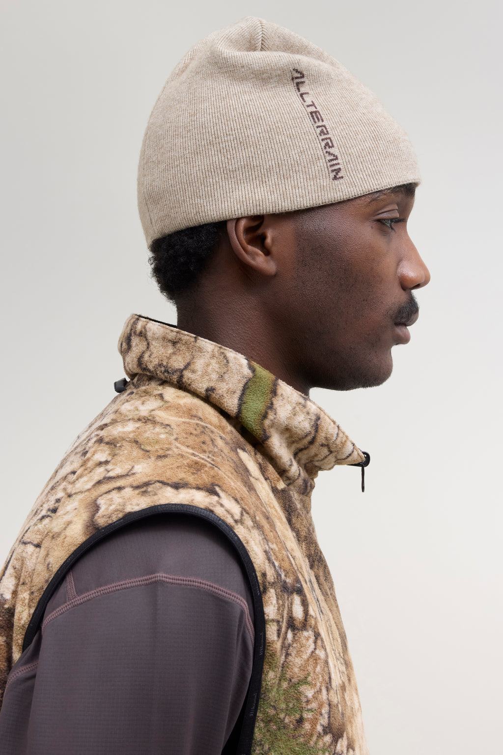 JJJJound Descente Knit Skully - Taupe/Brown