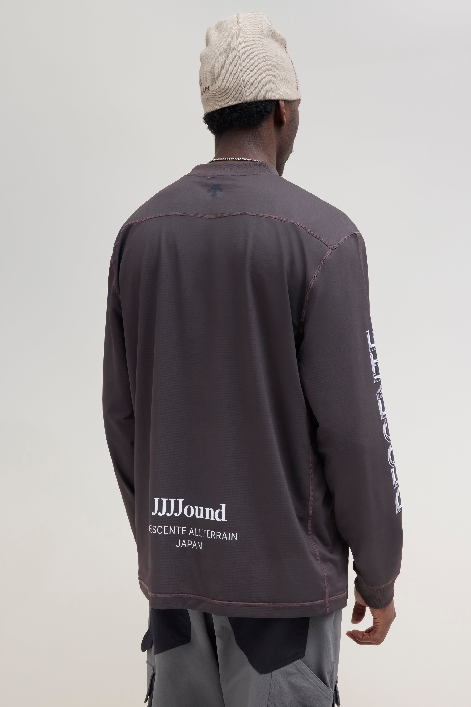 JJJJound Descente Warm-Up Longsleeve - Brown