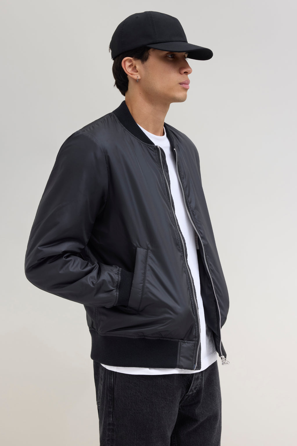 Lightweight Flight Jacket - Black