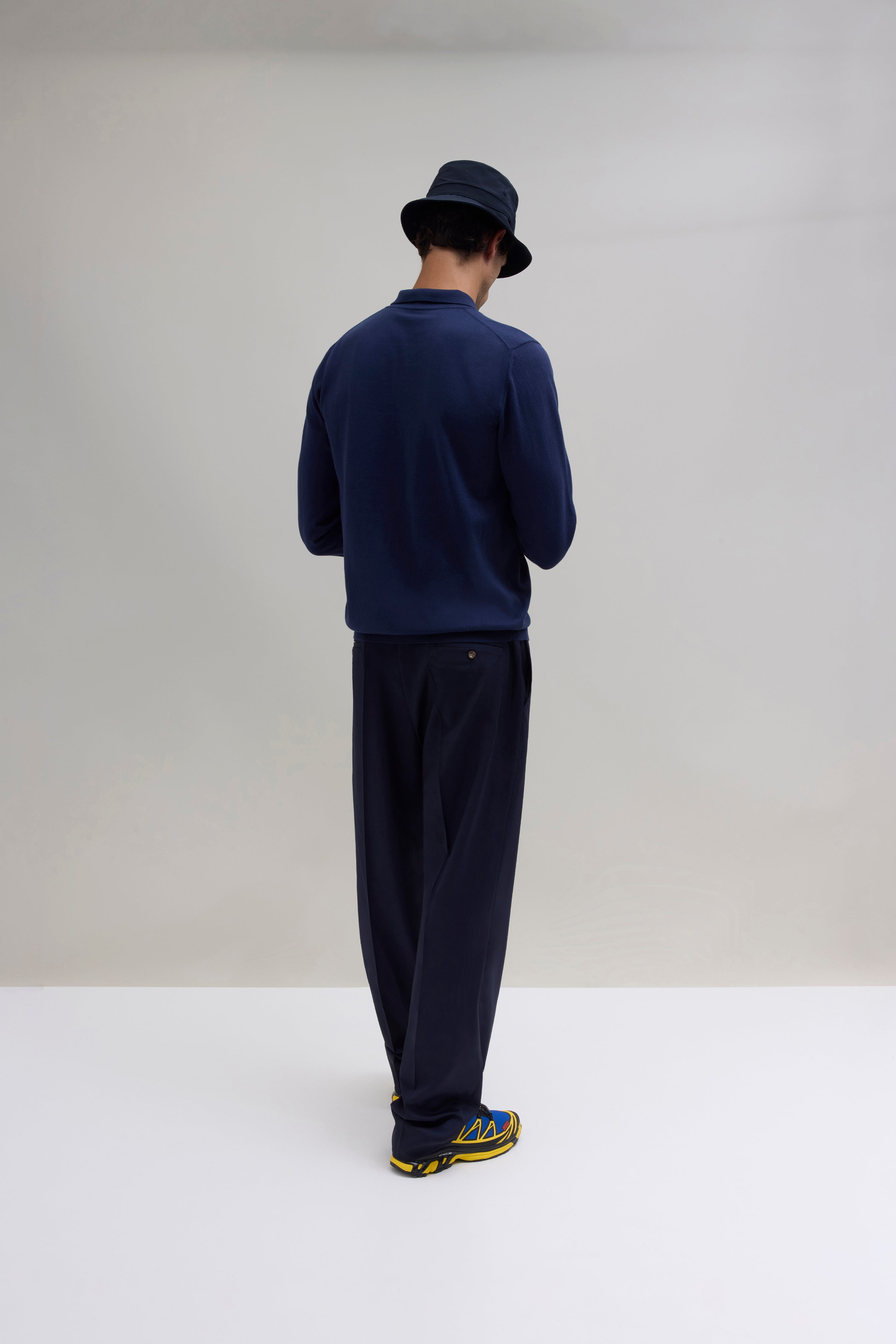 Wool Trousers - Navy – JJJJound