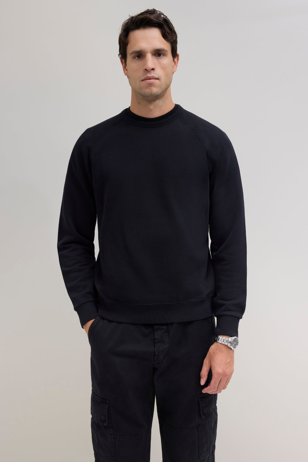 70s Crewneck Sweatshirt - Black