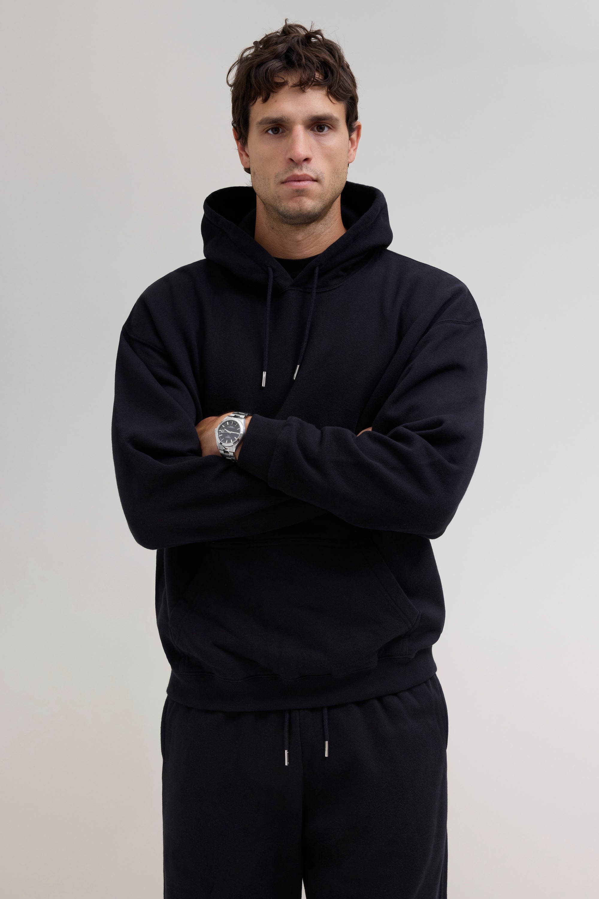 2000s Hooded Sweatshirt - Black