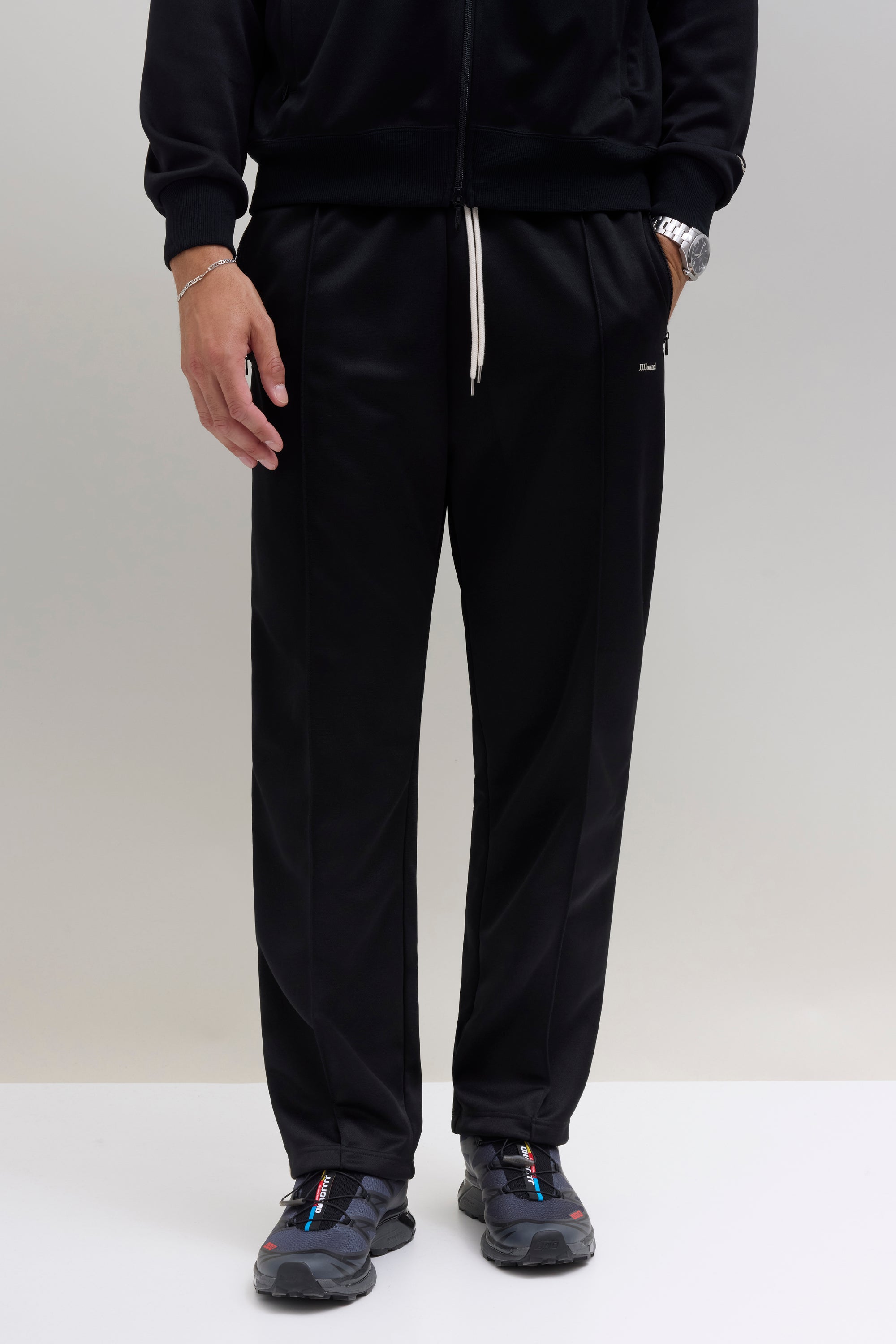 Relaxed Tricot Track Pant - Black