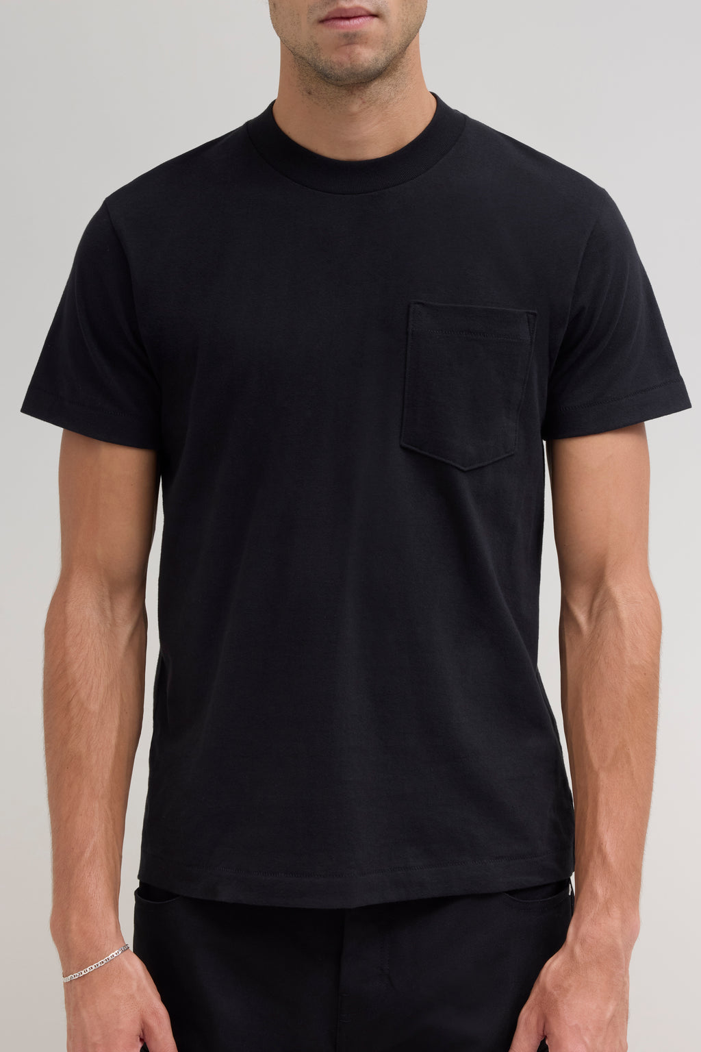 90s Pocket T-Shirt - Black