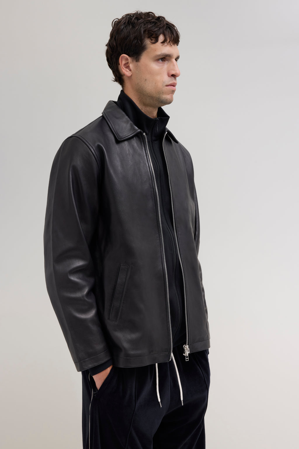 Leather Jacket - Black