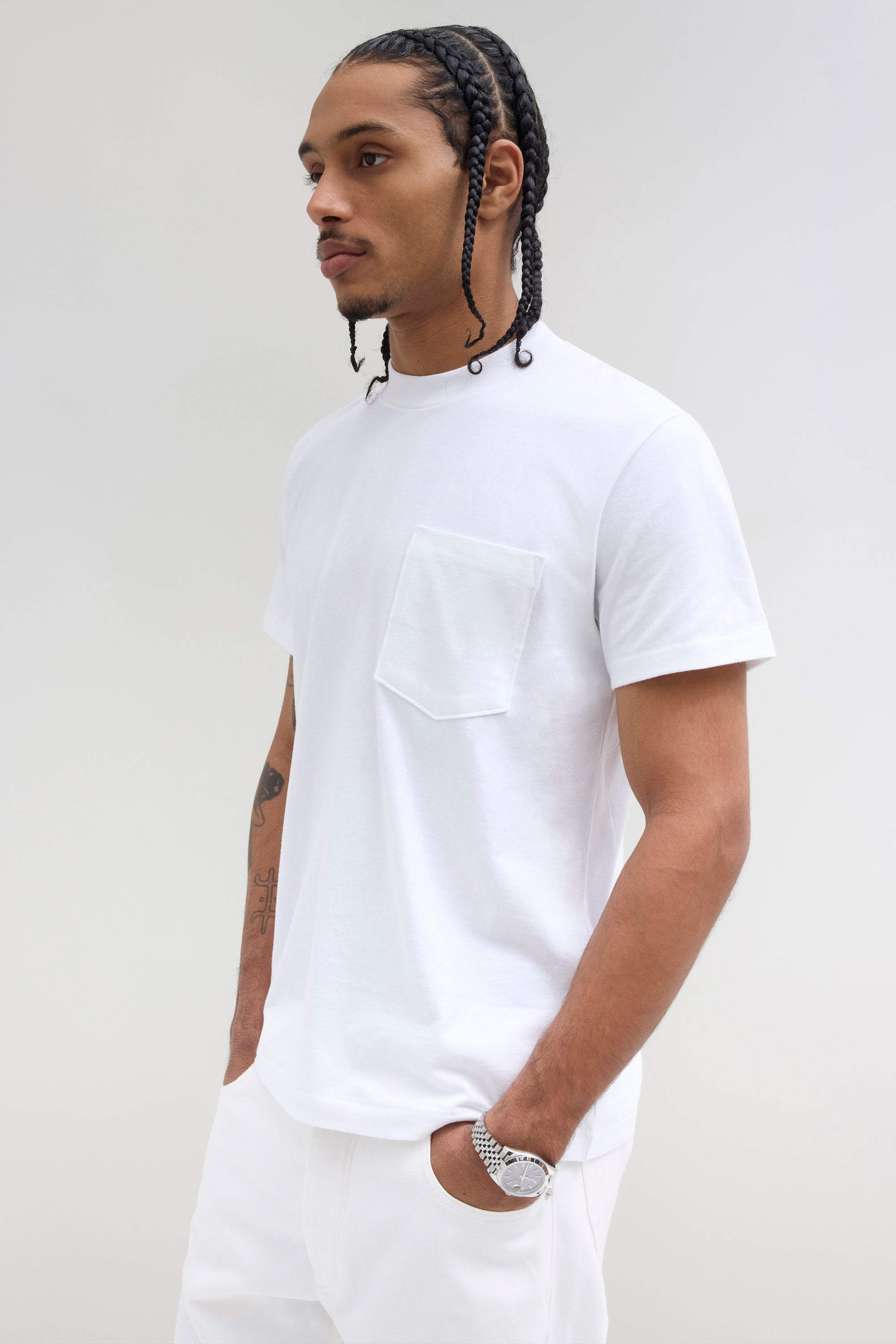90s Pocket T-Shirt - White
