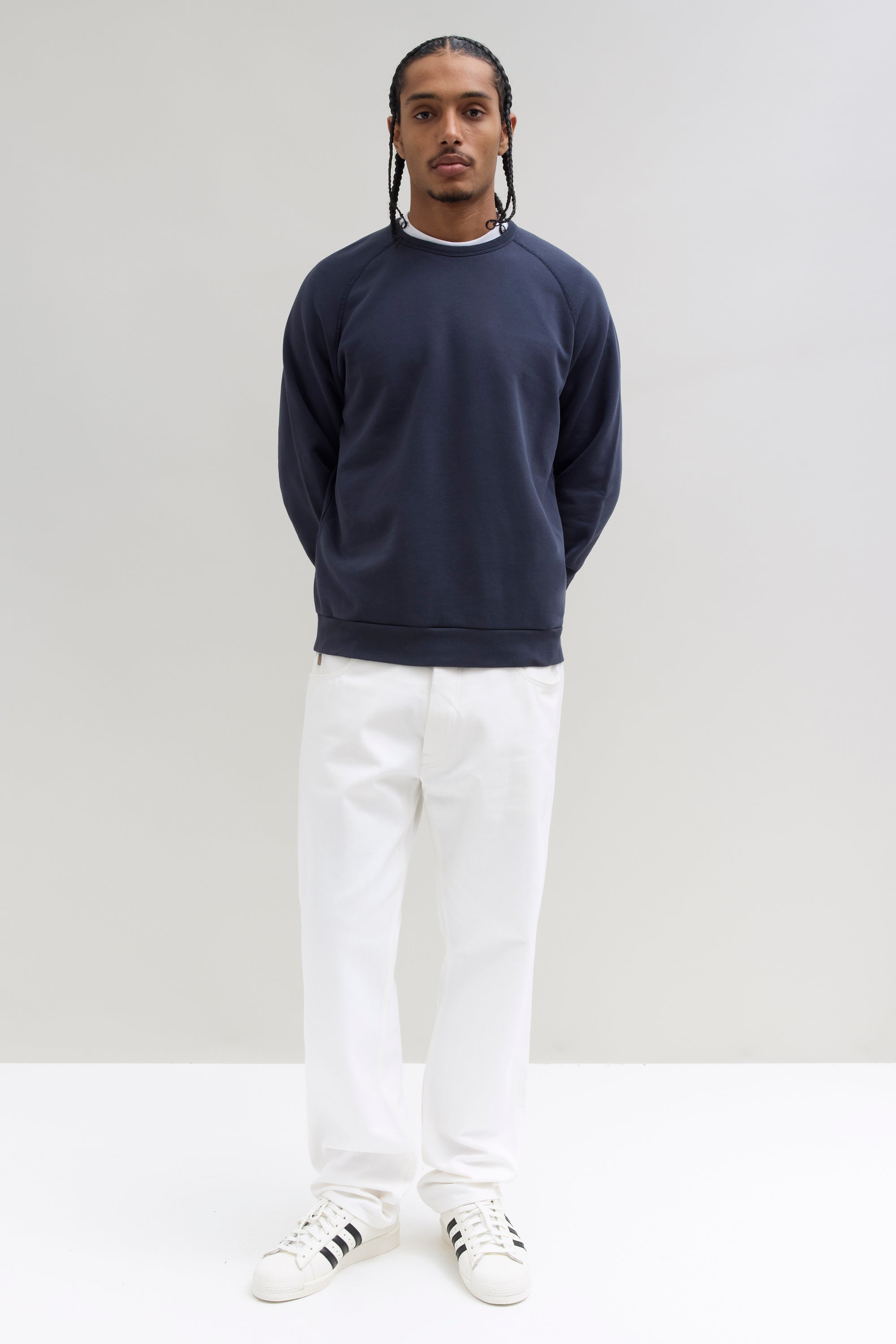 70s Crewneck Sweatshirt - Navy