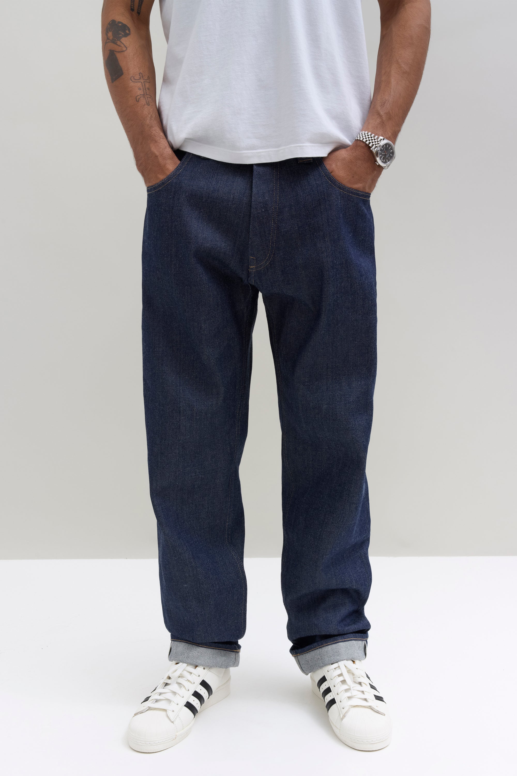 Relaxed Selvedge Denim Jeans - Indigo