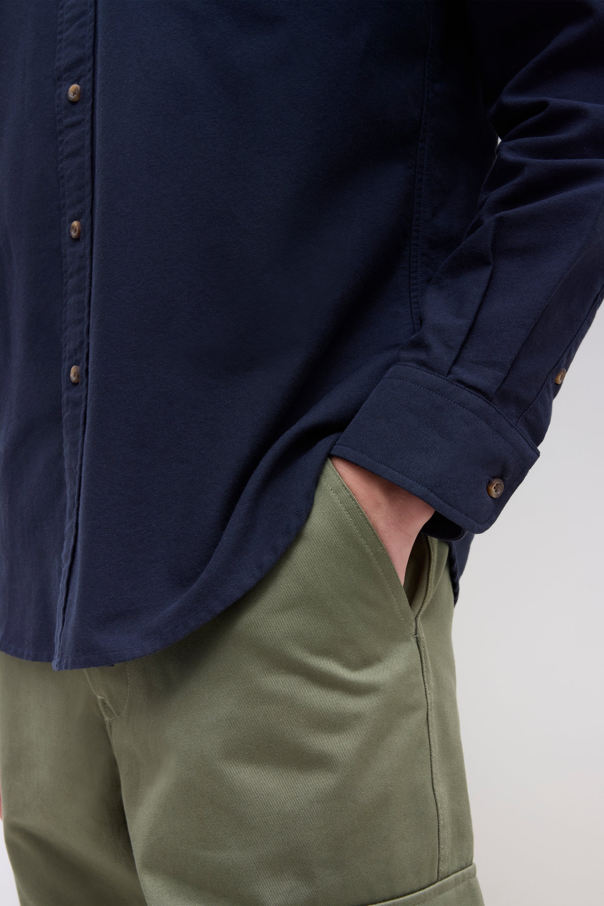 Lightweight Oxford - Navy