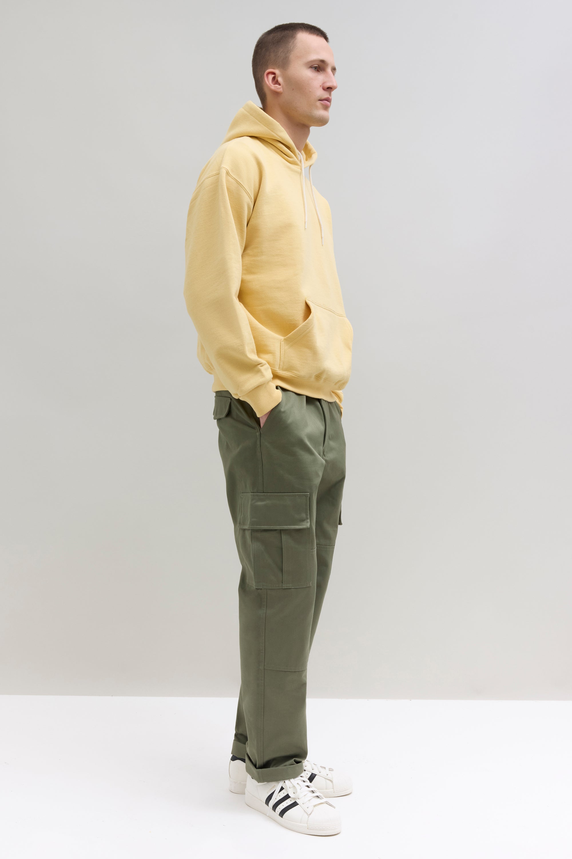 2000s Hooded Sweatshirt - Yellow