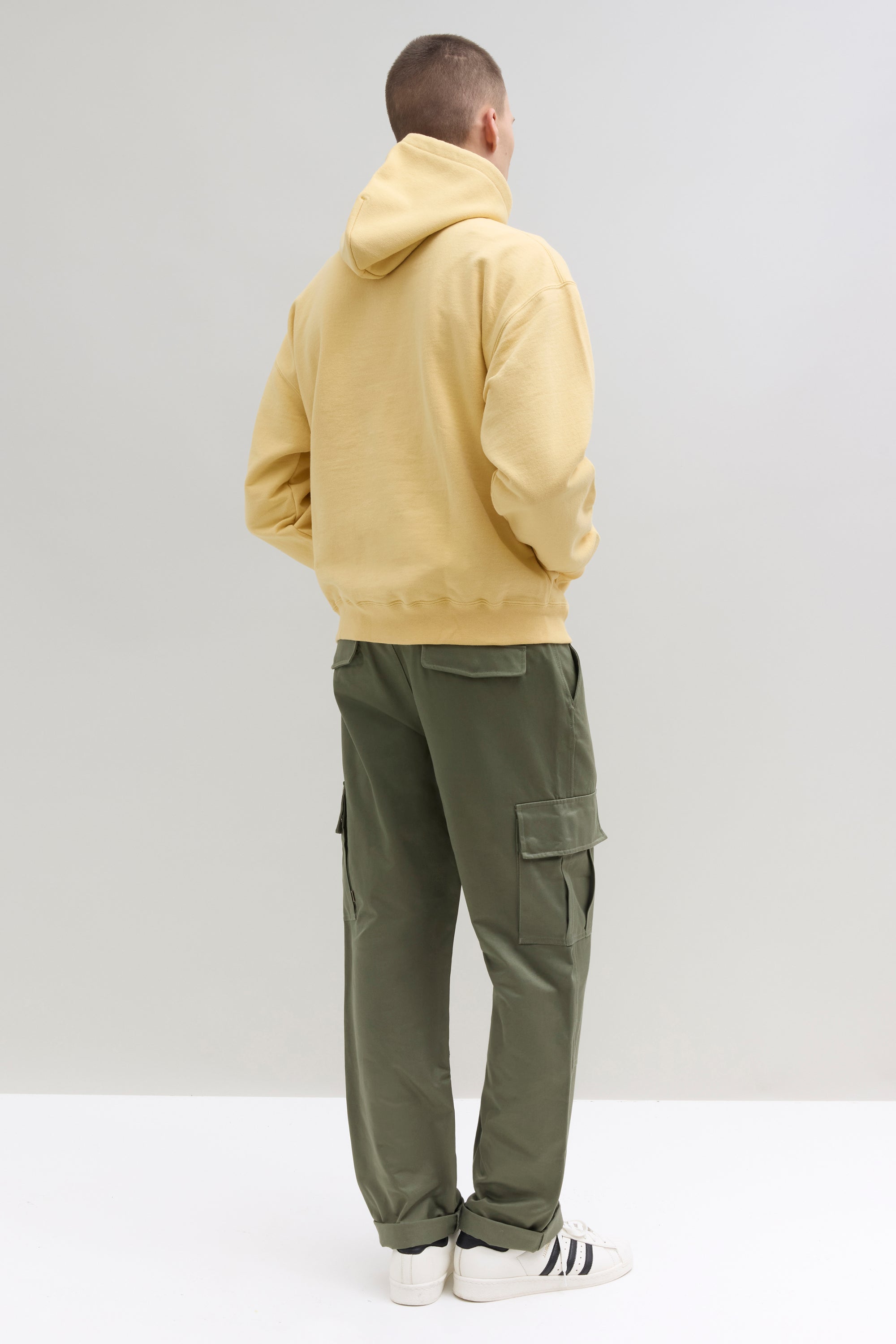 2000s Hooded Sweatshirt - Yellow
