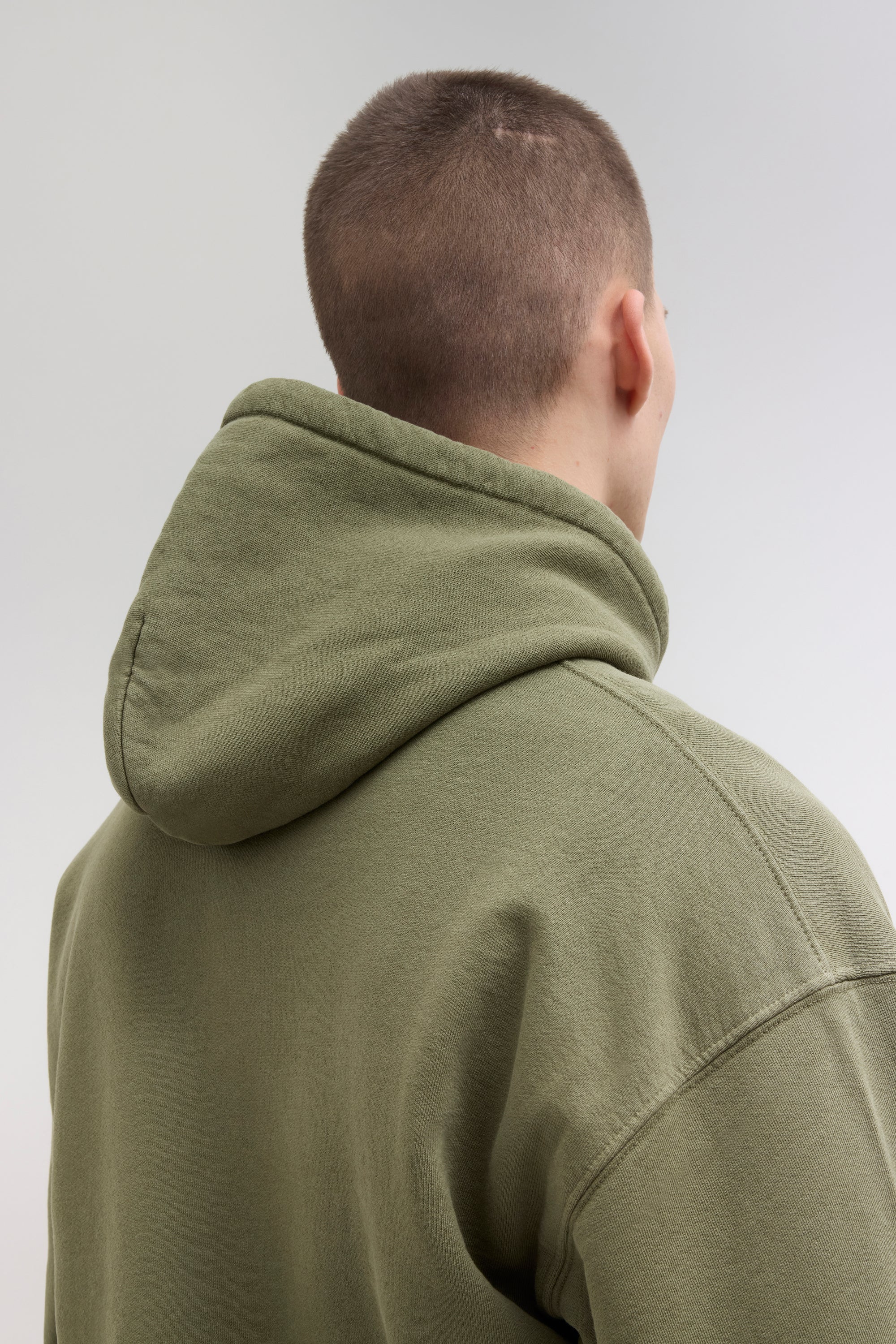 2000s Hooded Sweatshirt - Olive