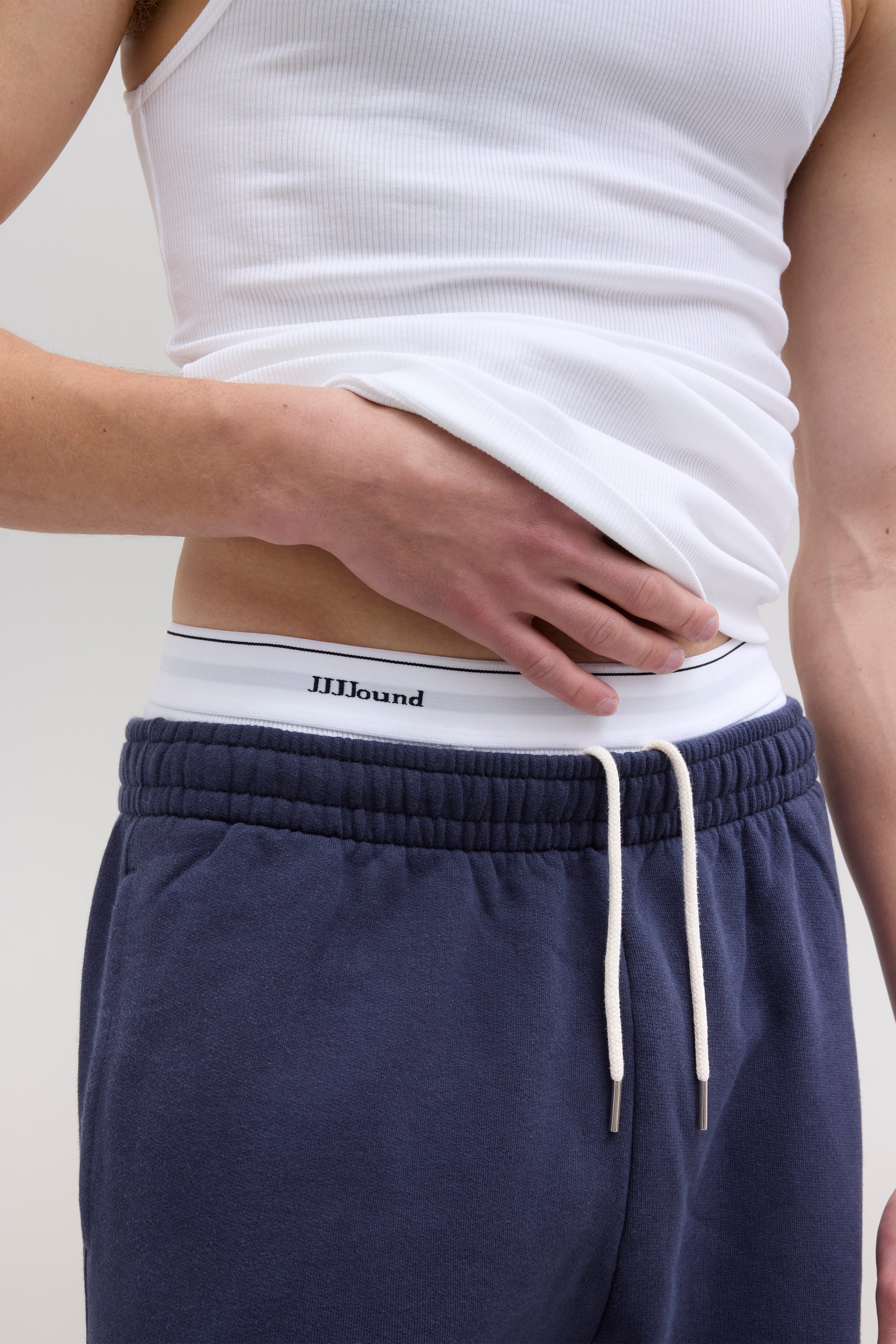 Ribbed Boxer Brief - White
