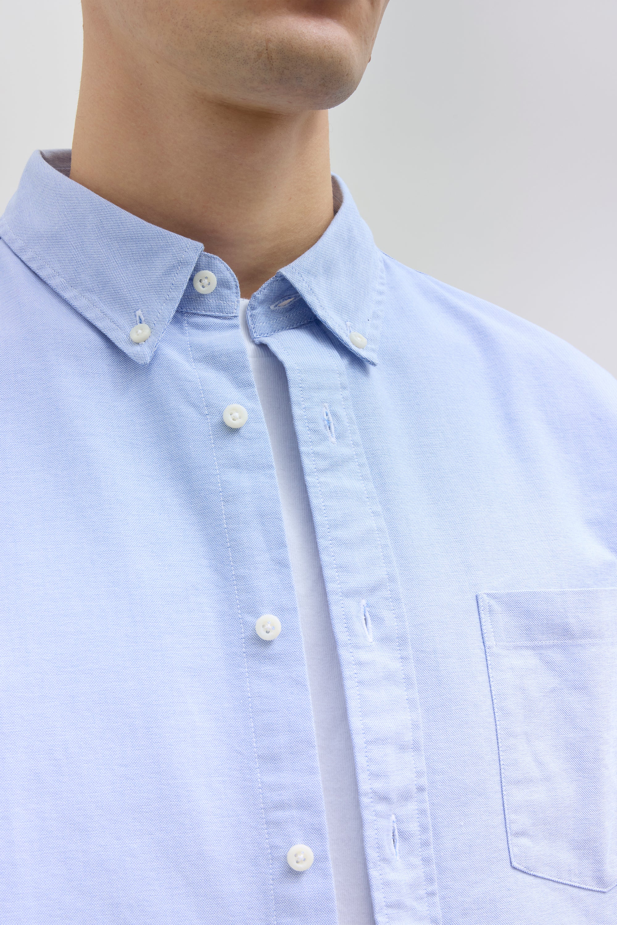 Lightweight Oxford - Light Blue