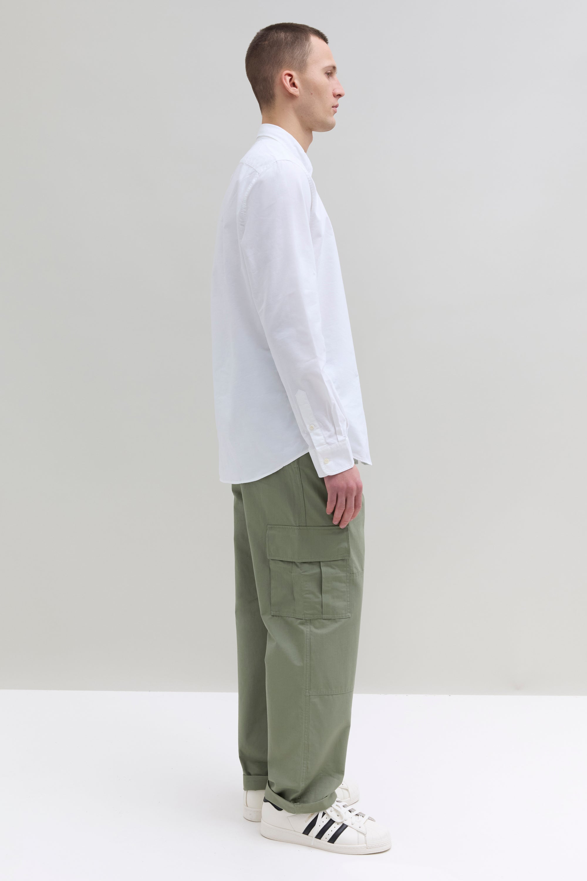 Lightweight Oxford - White